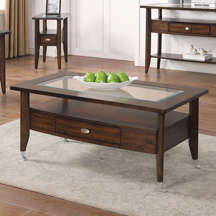 

    
Transitional Dark Walnut Solid Wood Coffee Table Furniture of America Riverdale CM4905WN-C-CT

