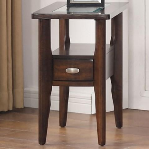 

    
Furniture of America Riverdale Side Table CM4905WN-ST-ST Side Table Dark Walnut CM4905WN-ST-ST
