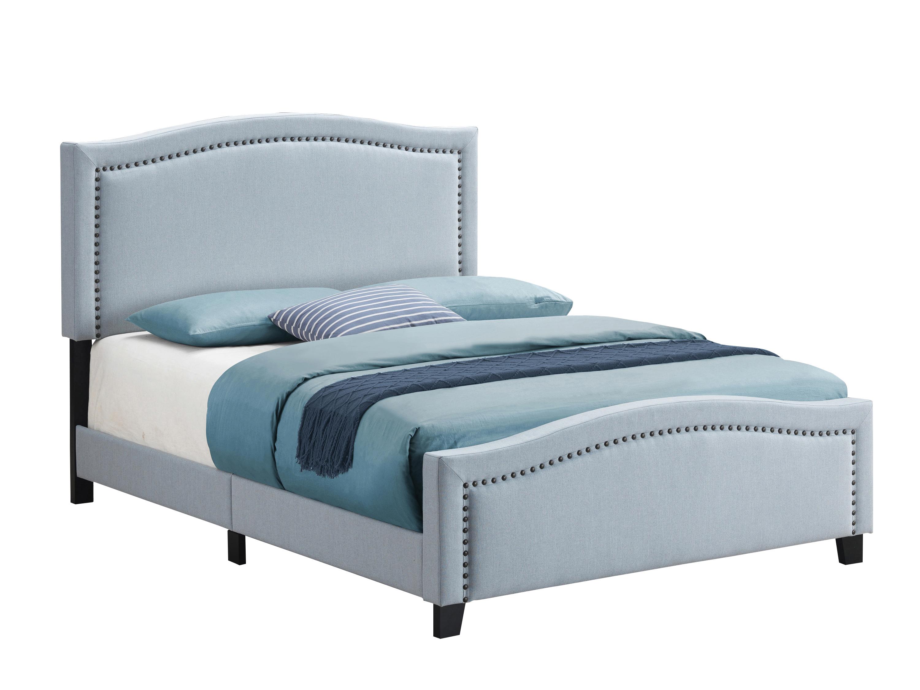 

    
Transitional Delft Blue Linen-like Fabric Full Bed Coaster 306013F Hamden
