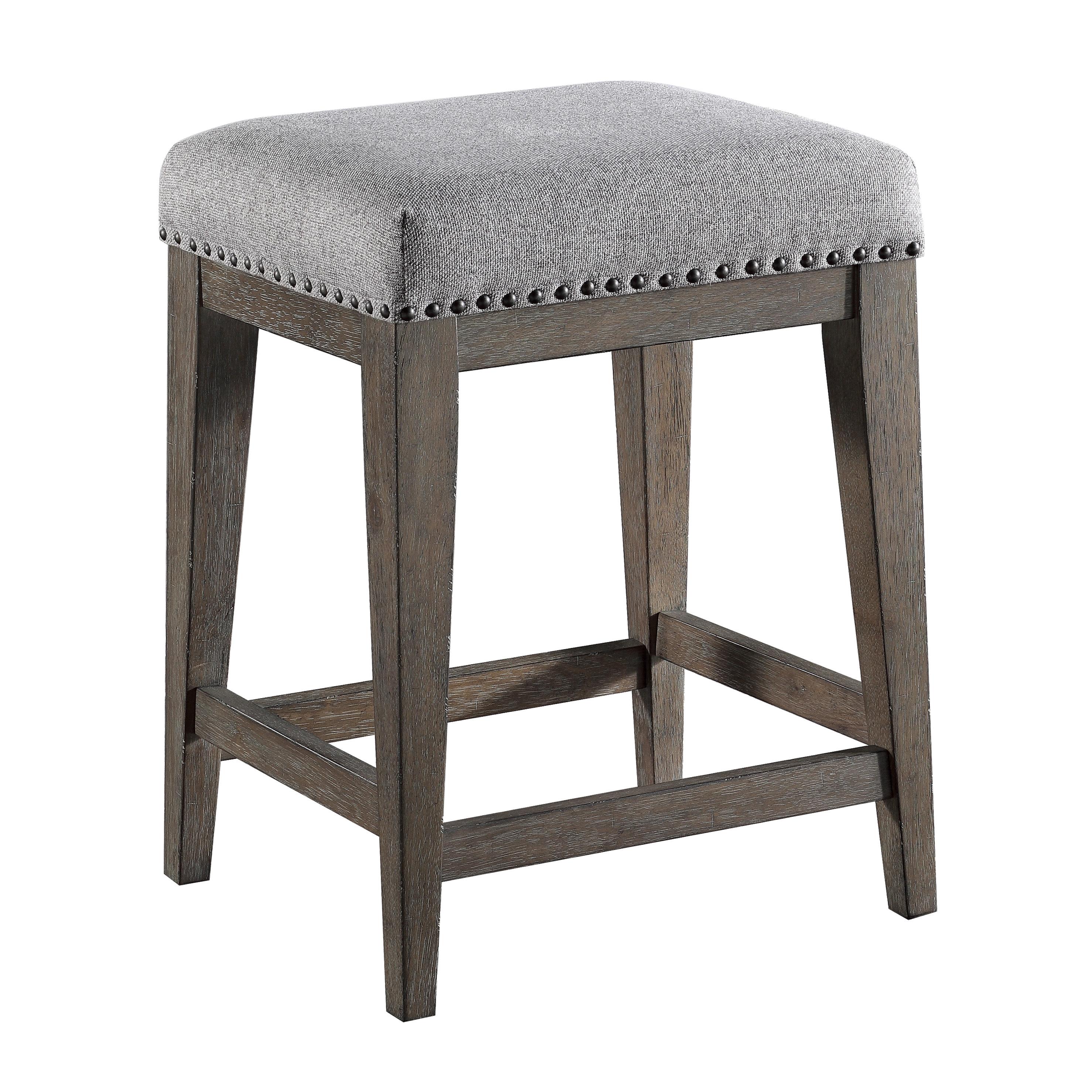 Transitional Counter Height Stool 5441-24ST Sarasota 5441-24ST in Brown Polyester