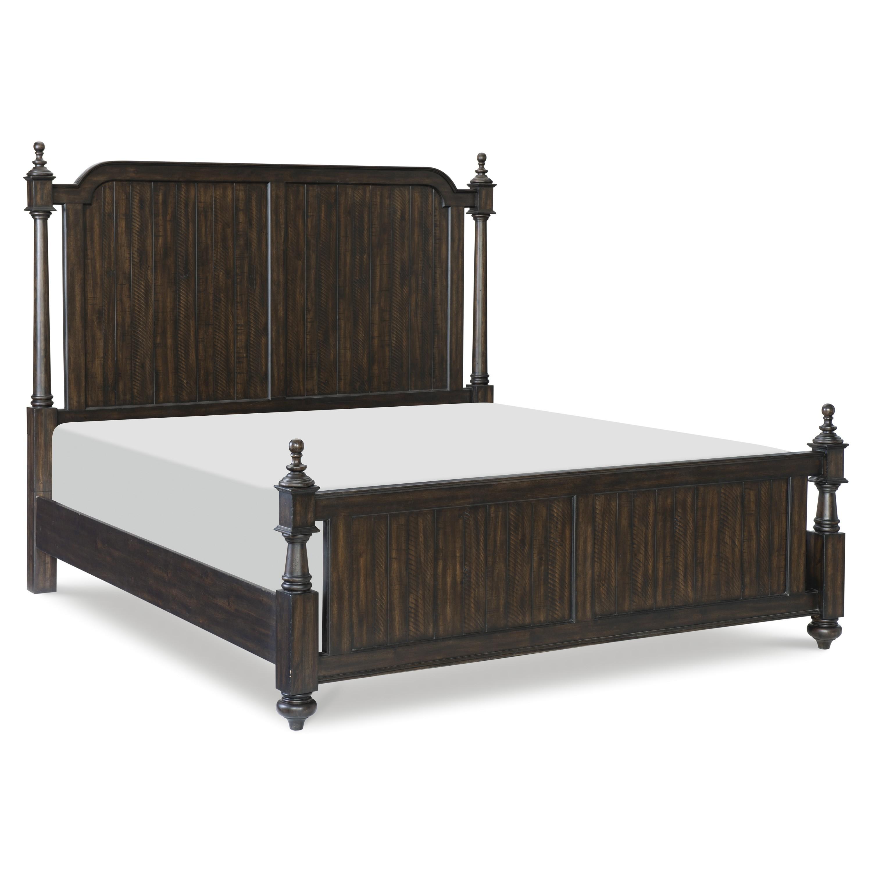 

    
Transitional Driftwood Charcoal Wood CAL Bed Homelegance 1689PK-1CK* Cardano
