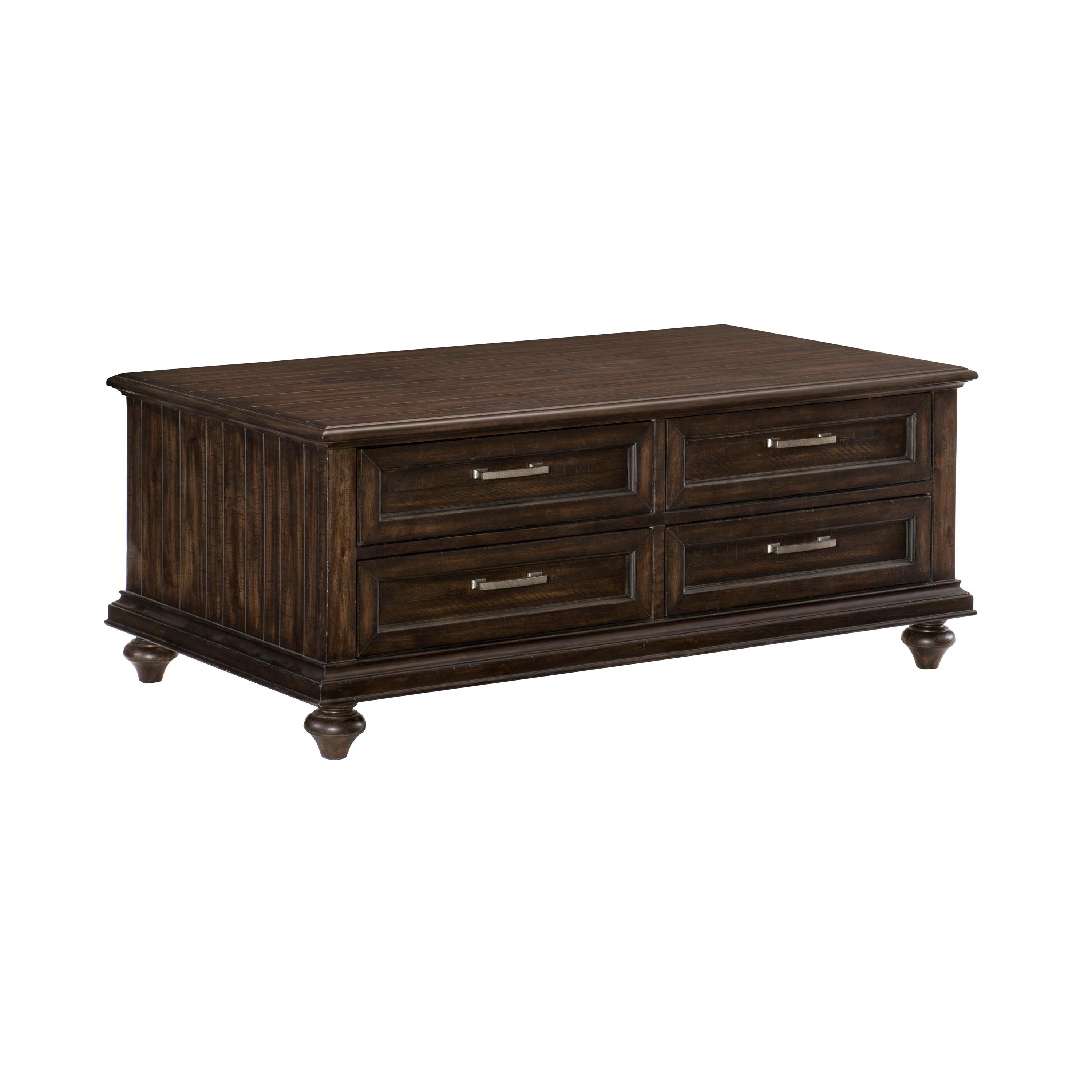 

    
Transitional Driftwood Charcoal Wood Cocktail Table Homelegance 1689-30 Cardano
