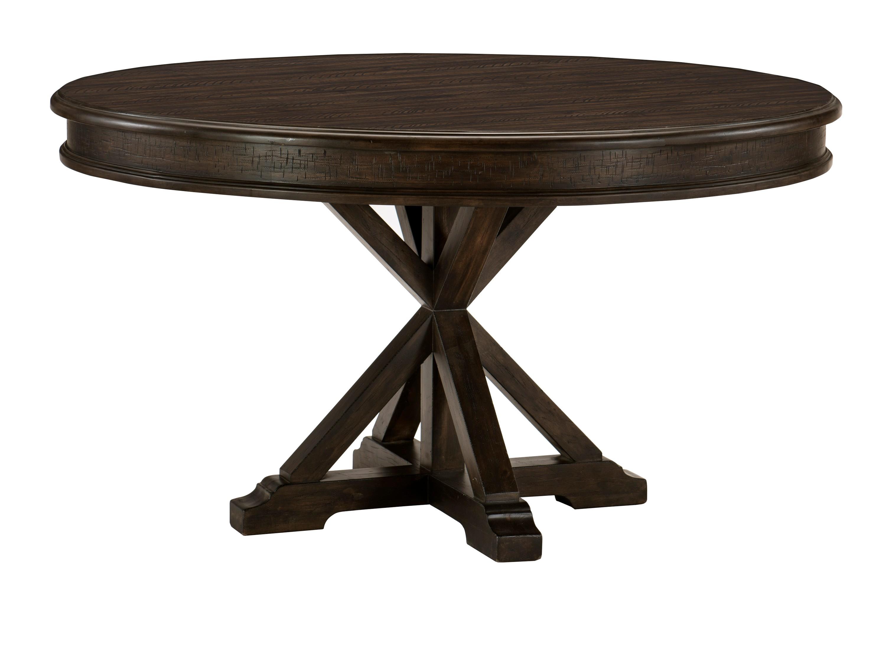 

    
Transitional Driftwood Charcoal Wood Dining Table Homelegance 1689-54* Cardano
