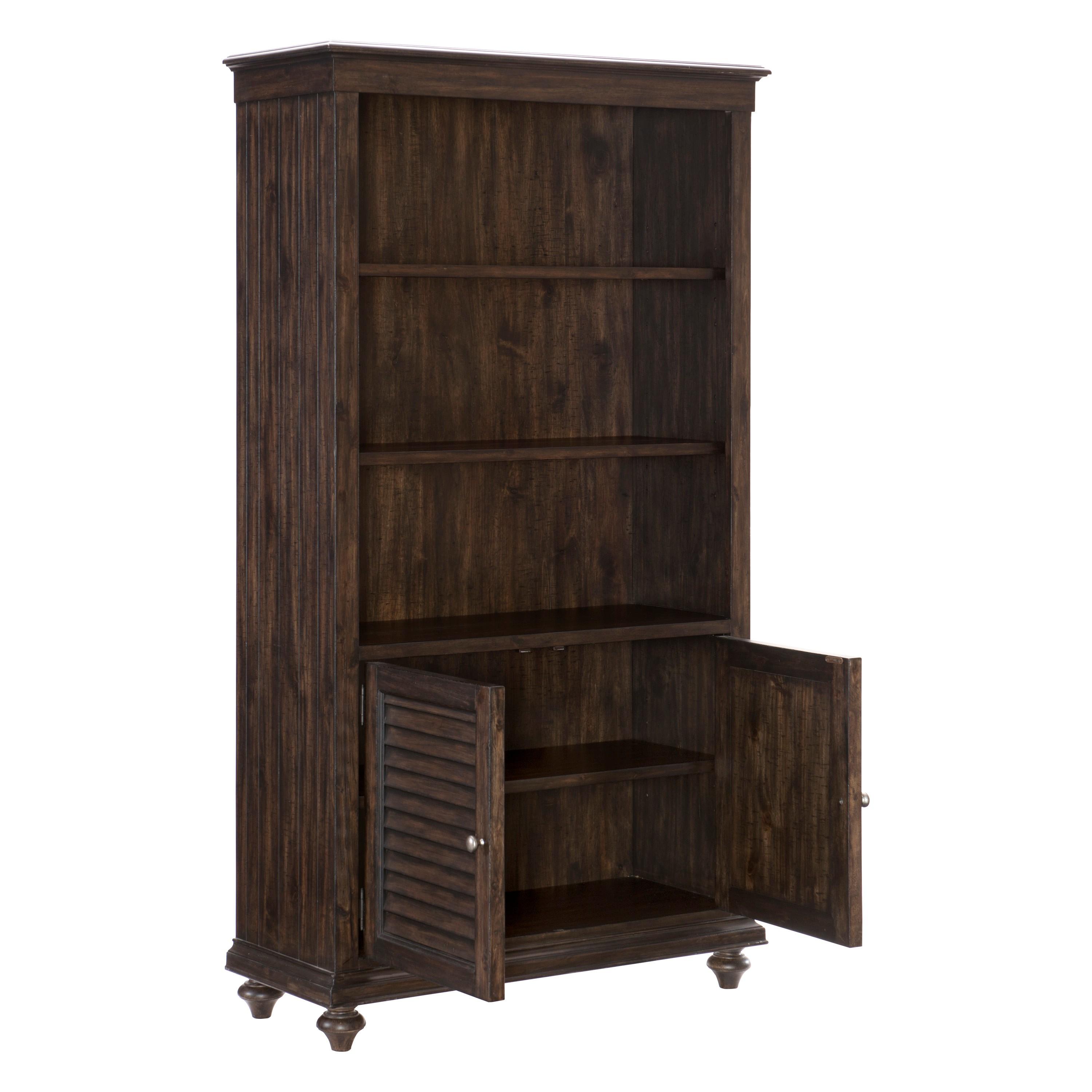 

    
 Photo  Transitional Driftwood Charcoal Wood Executive Desk Set 3pcs Homelegance 1689-17 Cardano
