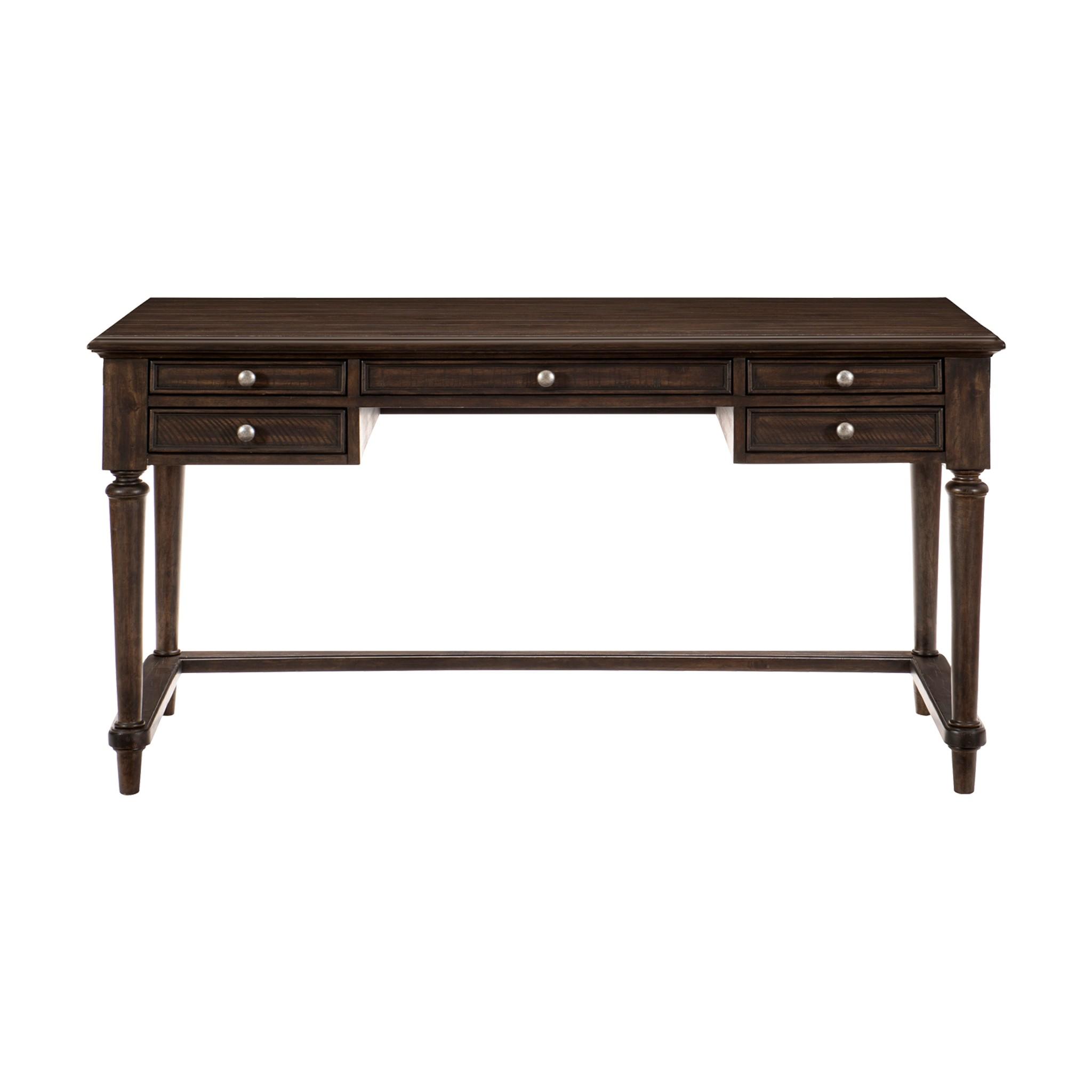 Transitional Writing Desk 1689-16 Cardano 1689-16 in Charcoal 
