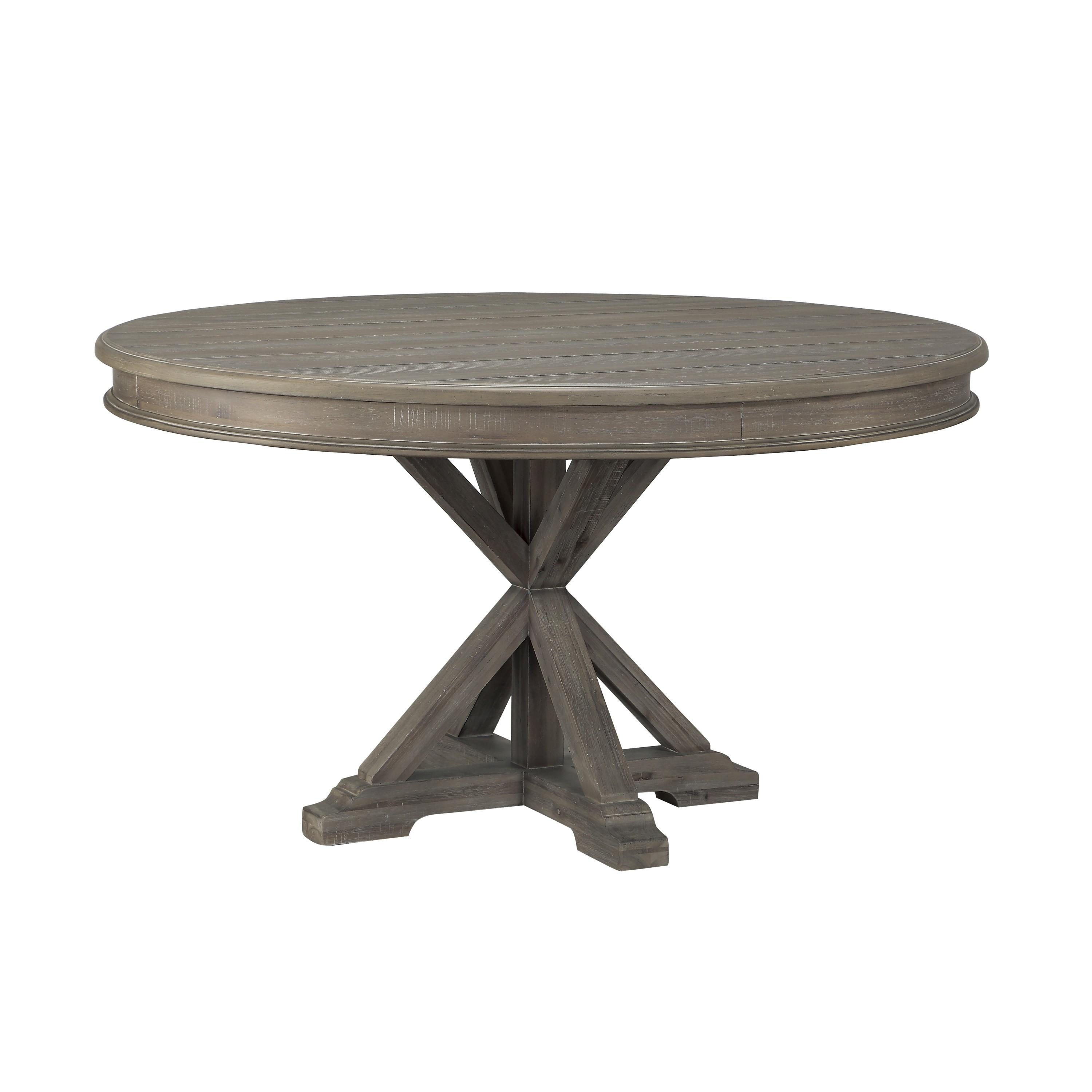

    
Transitional Driftwood Light Brown Wood Dining Table Homelegance 1689BR-54* Cardano

