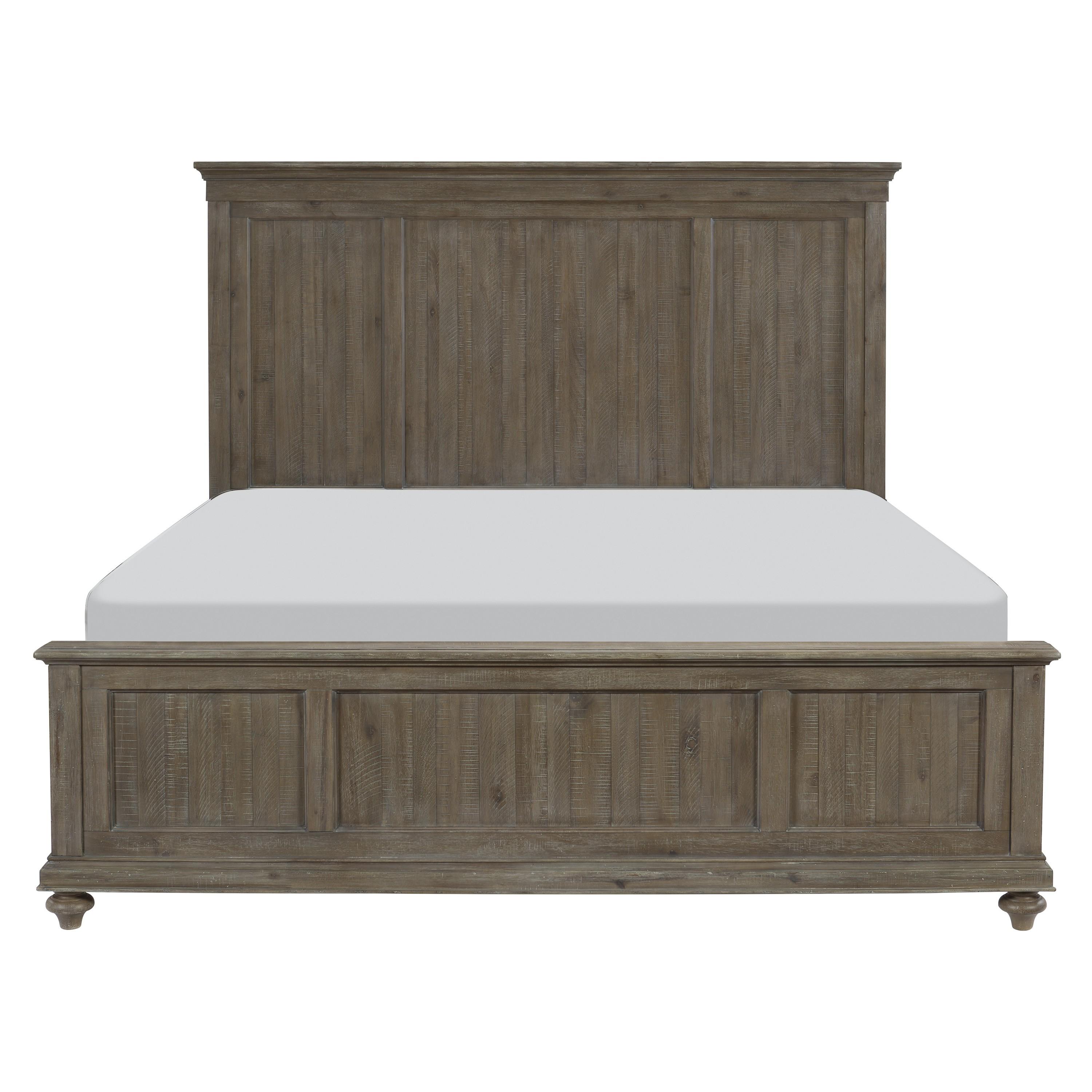 

    
Transitional Driftwood Light Brown Wood Queen Bed Homelegance 1689BR-1* Cardano
