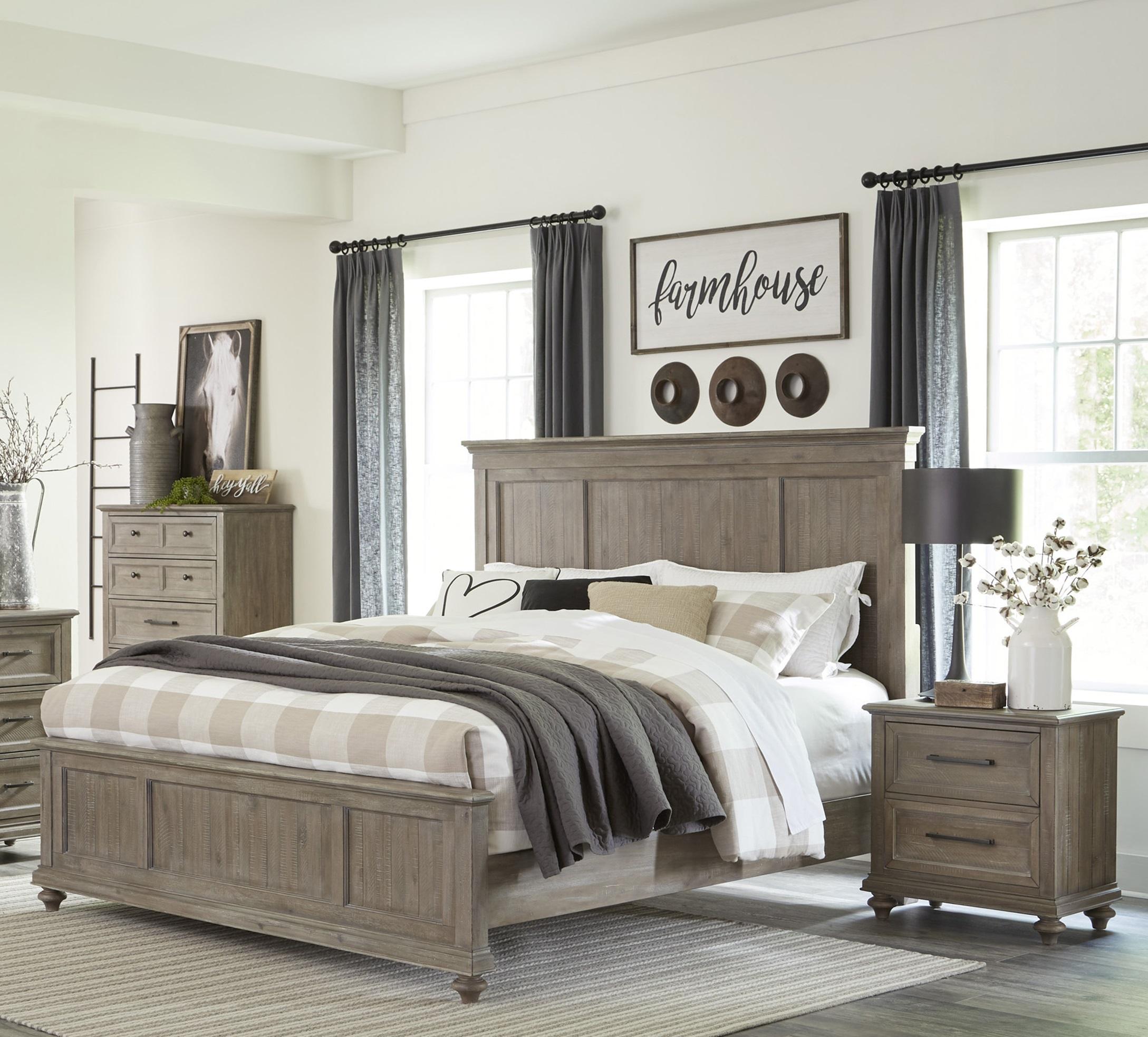 Transitional Bedroom Set 1689BR-1-3PC Cardano 1689BR-1-3PC in Light Brown 