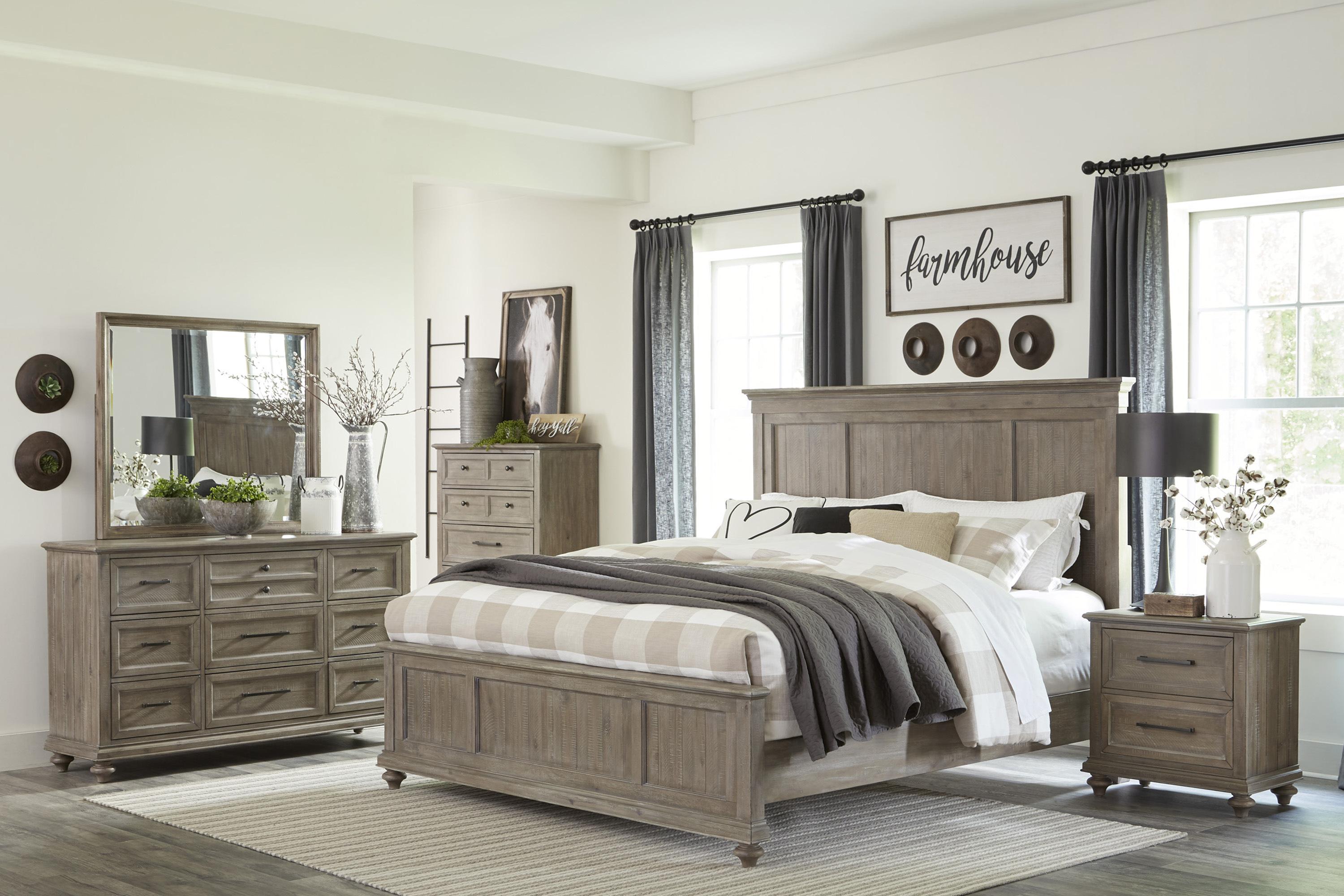 Transitional Bedroom Set 1689BR-1-5PC Cardano 1689BR-1-5PC in Light Brown 