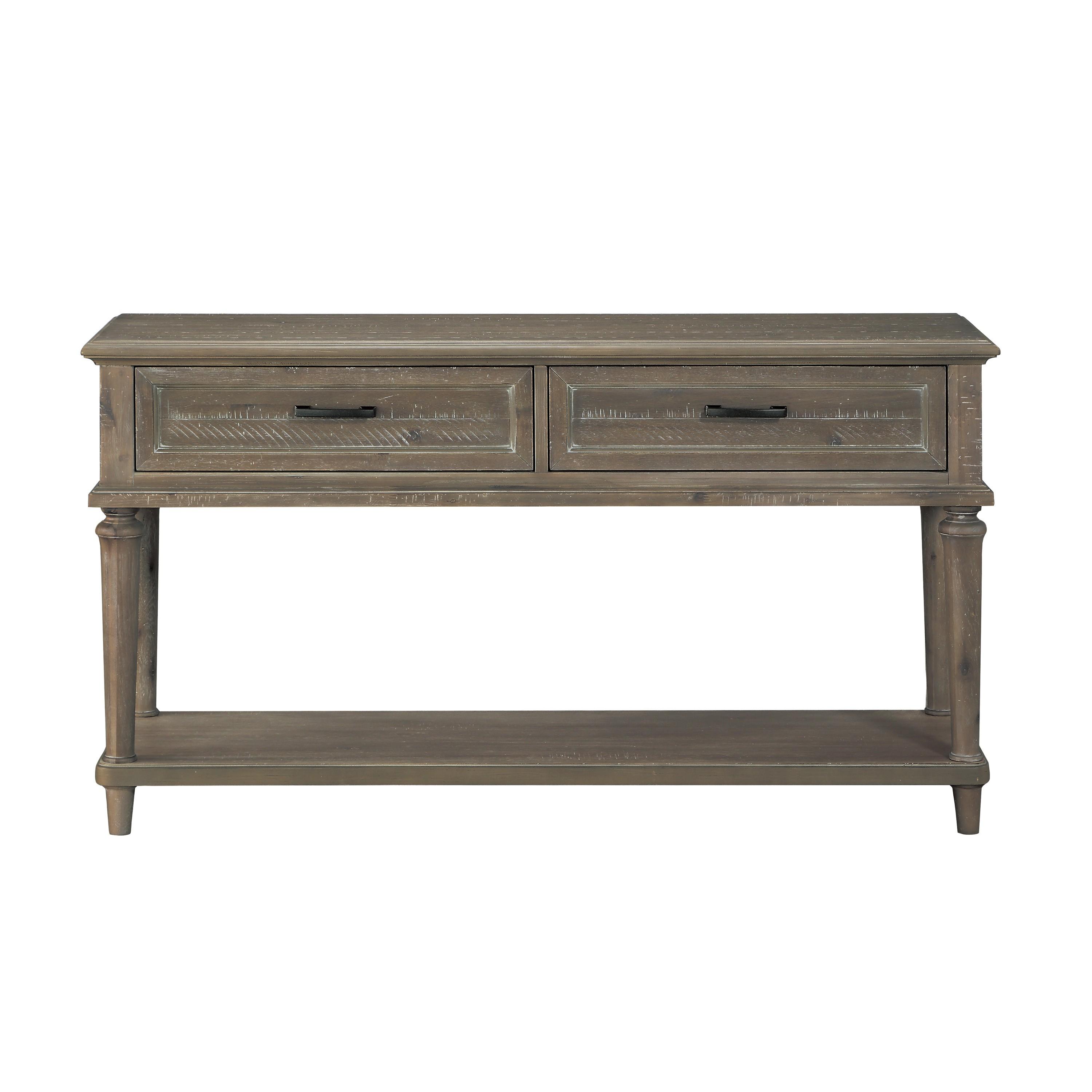 Transitional Sofa Table 1689BR-05 Cardano 1689BR-05 in Light Brown 