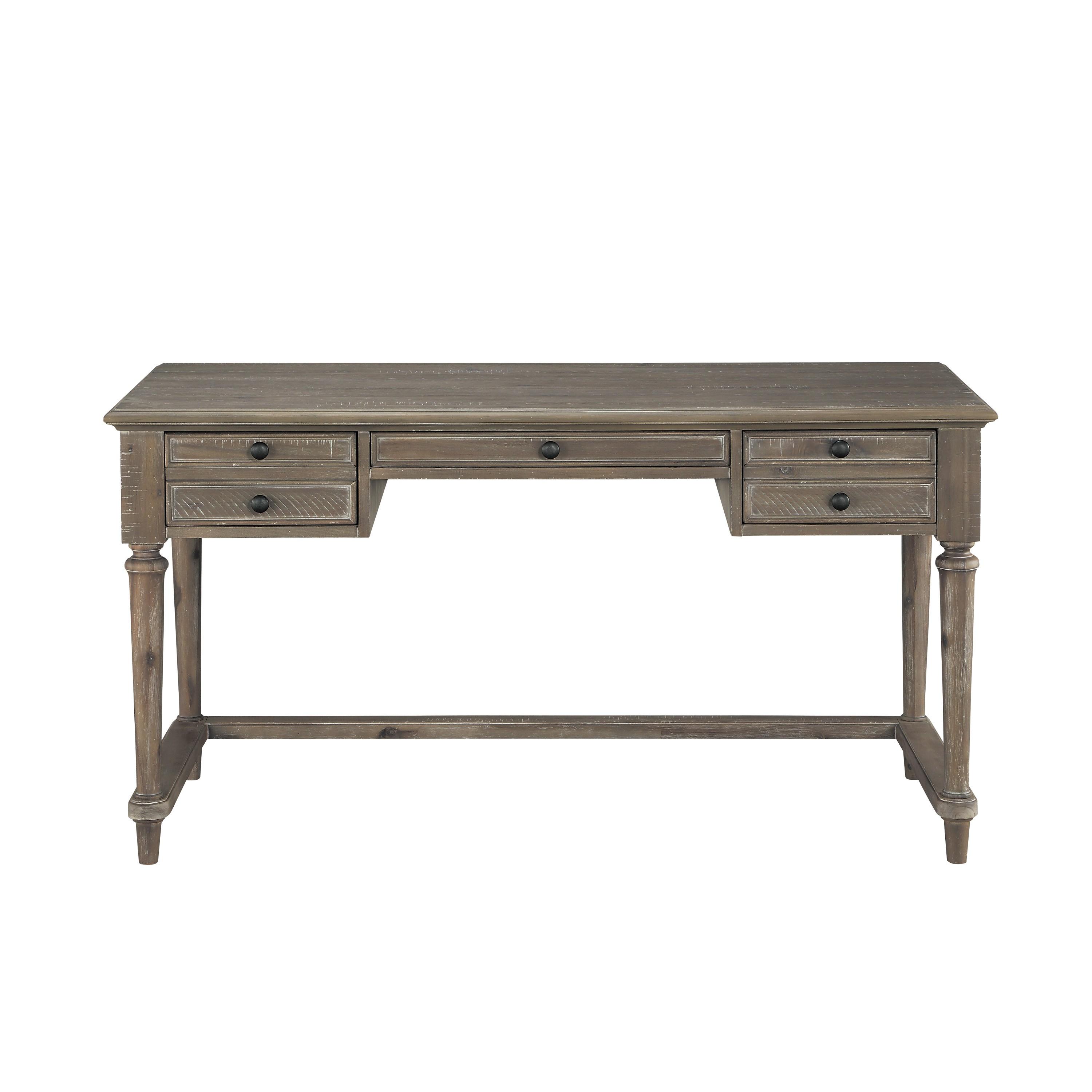 Transitional Writing Desk 1689BR-16 Cardano 1689BR-16 in Light Brown 