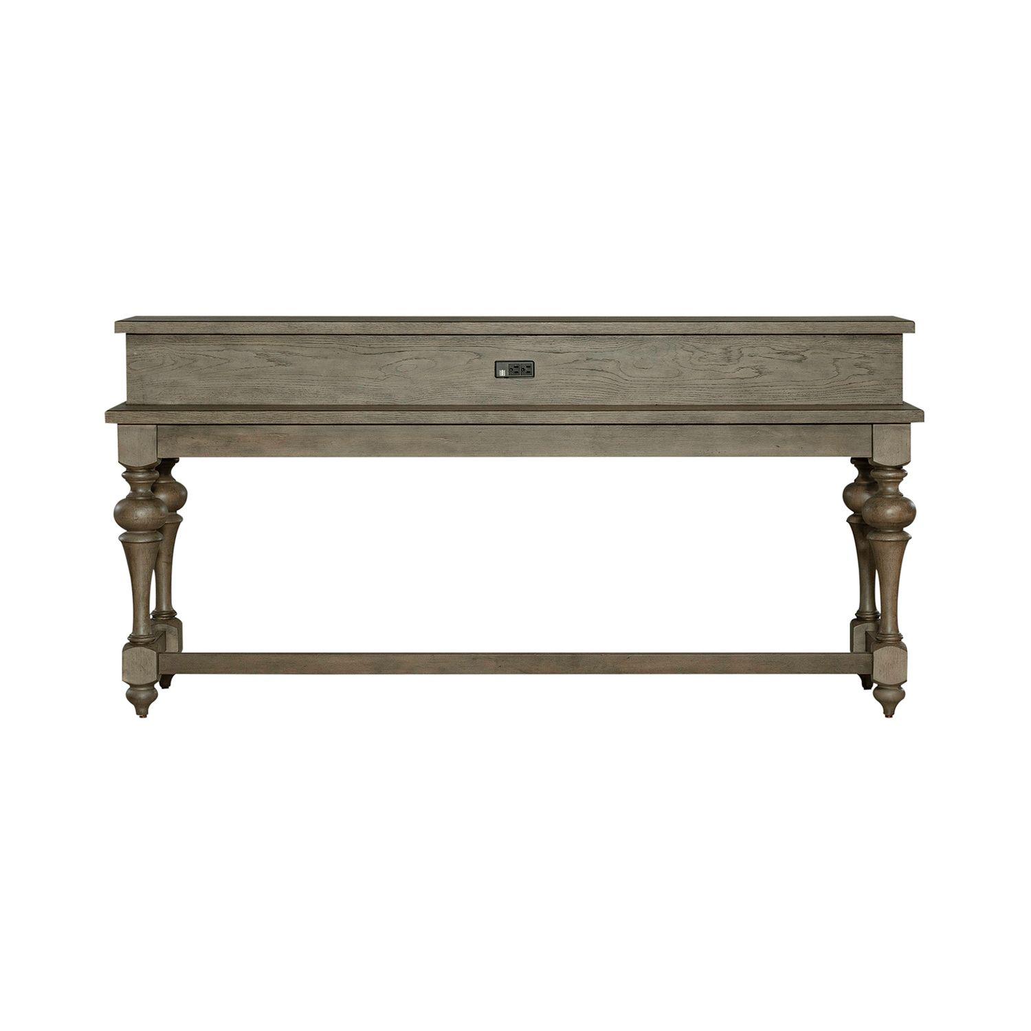 

    
Transitional Dusty Taupe Console Bar Table 615-OT7637 Liberty Furniture
