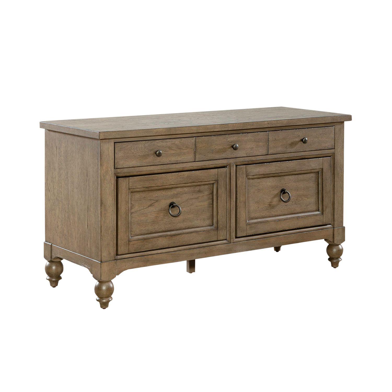 

    
Transitional Dusty Taupe Credenza 615-HO121 Liberty Furniture
