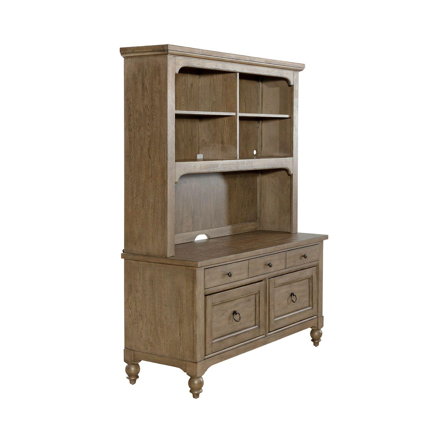 

    
Transitional Dusty Taupe Hutch 615-HO131 Liberty Furniture

