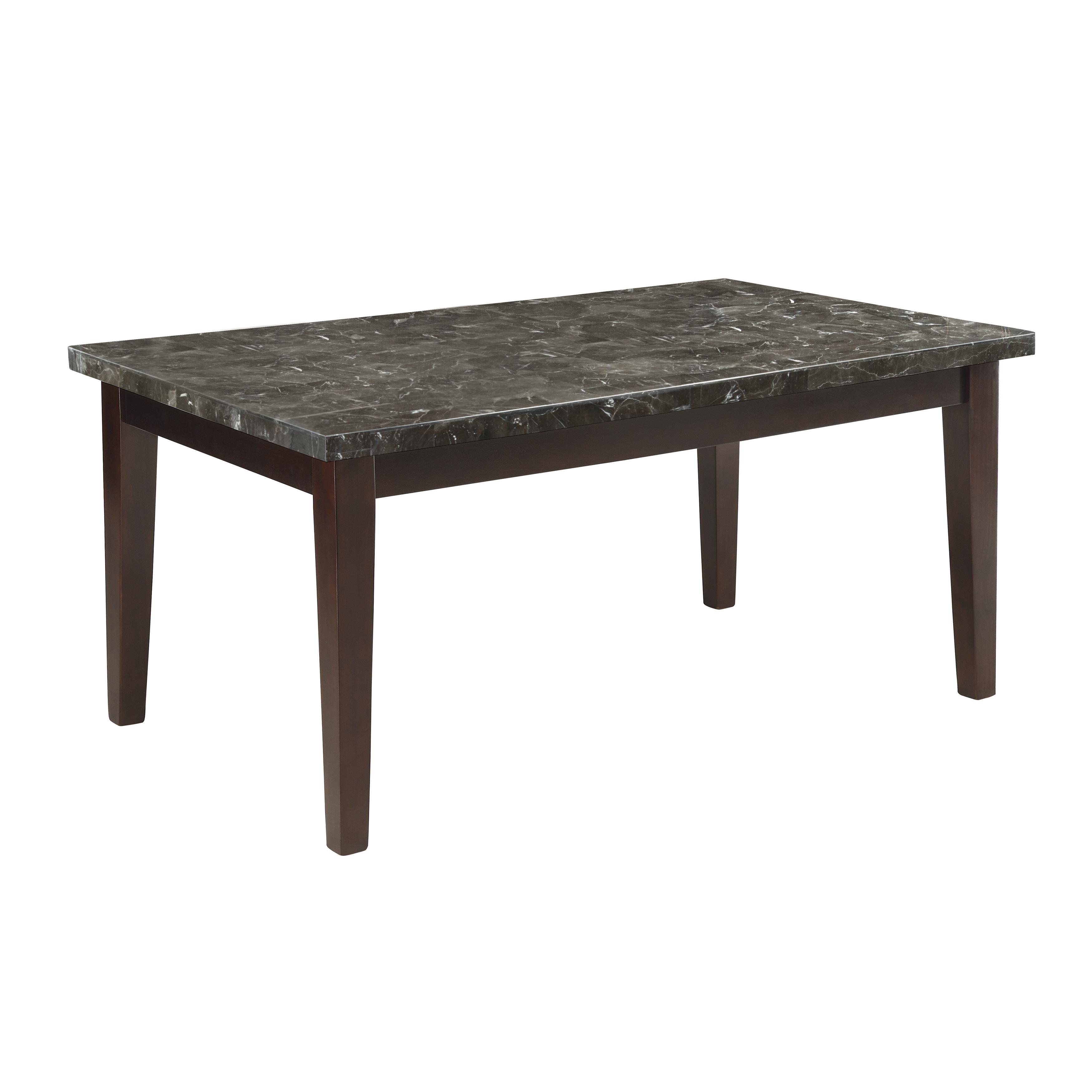 Transitional Dining Table 2456-64 Decatur 2456-64 in Espresso, Black 