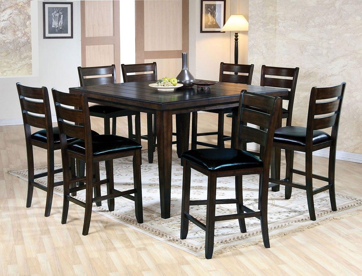 

    
Transitional Espresso Counter Height Set by Acme Urbana 74630-9pcs
