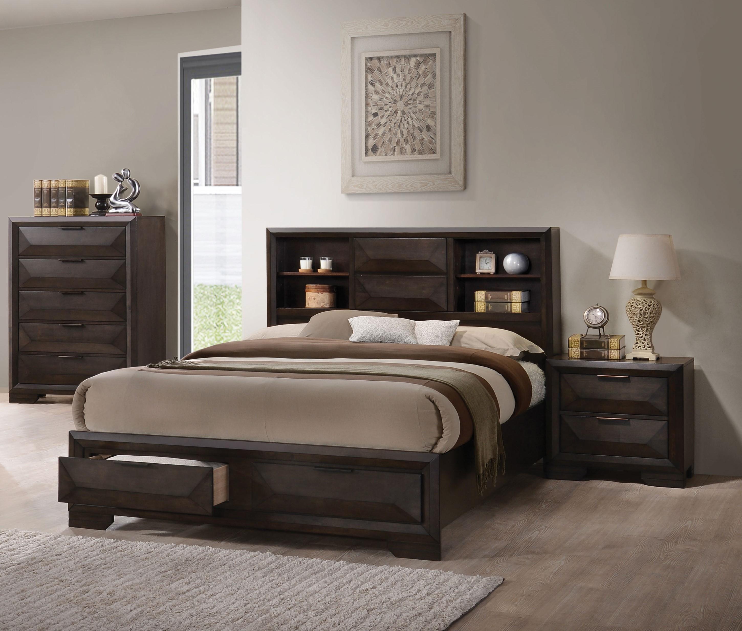 

    
Acme Furniture Merveille-22867EK Storage Bed Espresso 22867EK
