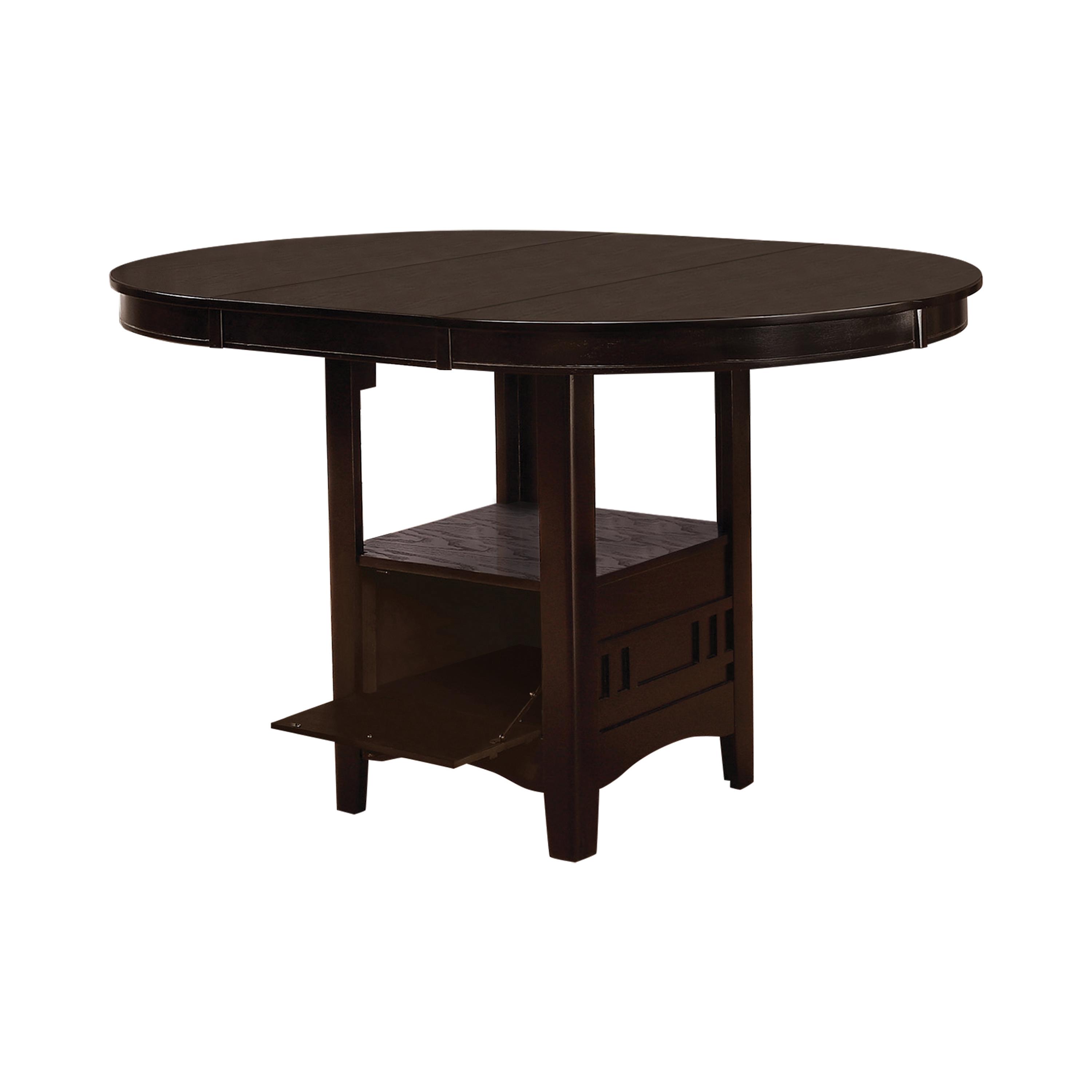 

    
Transitional Espresso Solid Wood Counter Height Table Coaster 102888 Lavon
