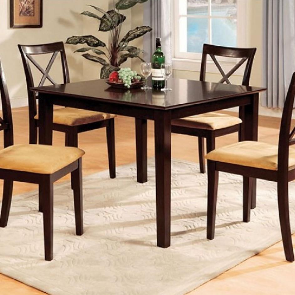 

    
Transitional Espresso Solid Wood Dining Table Furniture of America Melbourne CM3838DK-T
