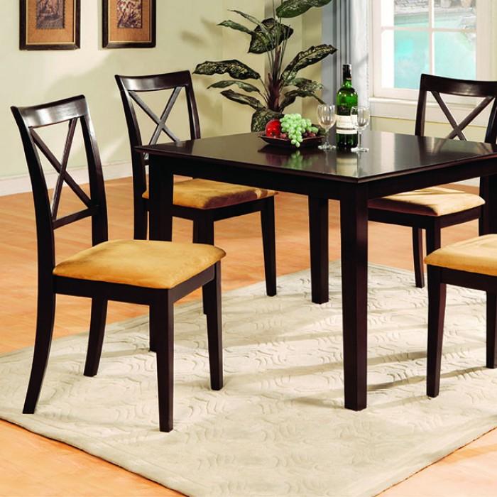 

    
Furniture of America Melbourne Dining Table CM3838DK-T Dining Table Espresso CM3838DK-T
