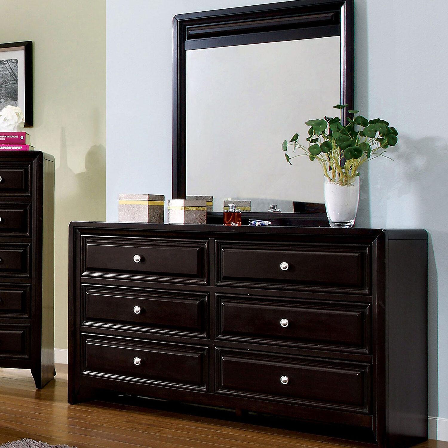 

                    
Furniture of America CM7058-EK-5PC Winsor Platform Bedroom Set Espresso Leatherette Purchase 
