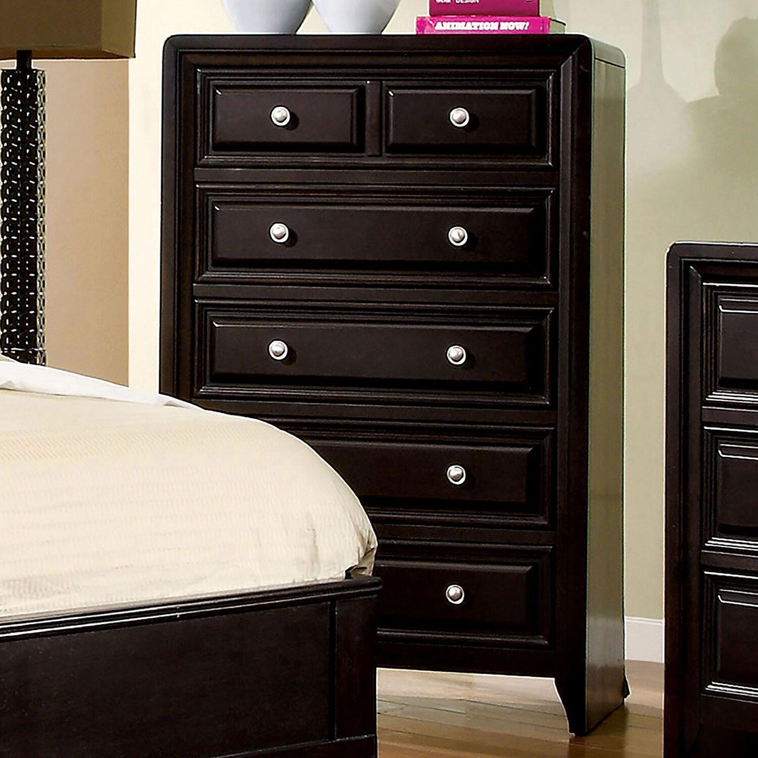 

    
CM7058-Q-6PC Furniture of America Platform Bedroom Set
