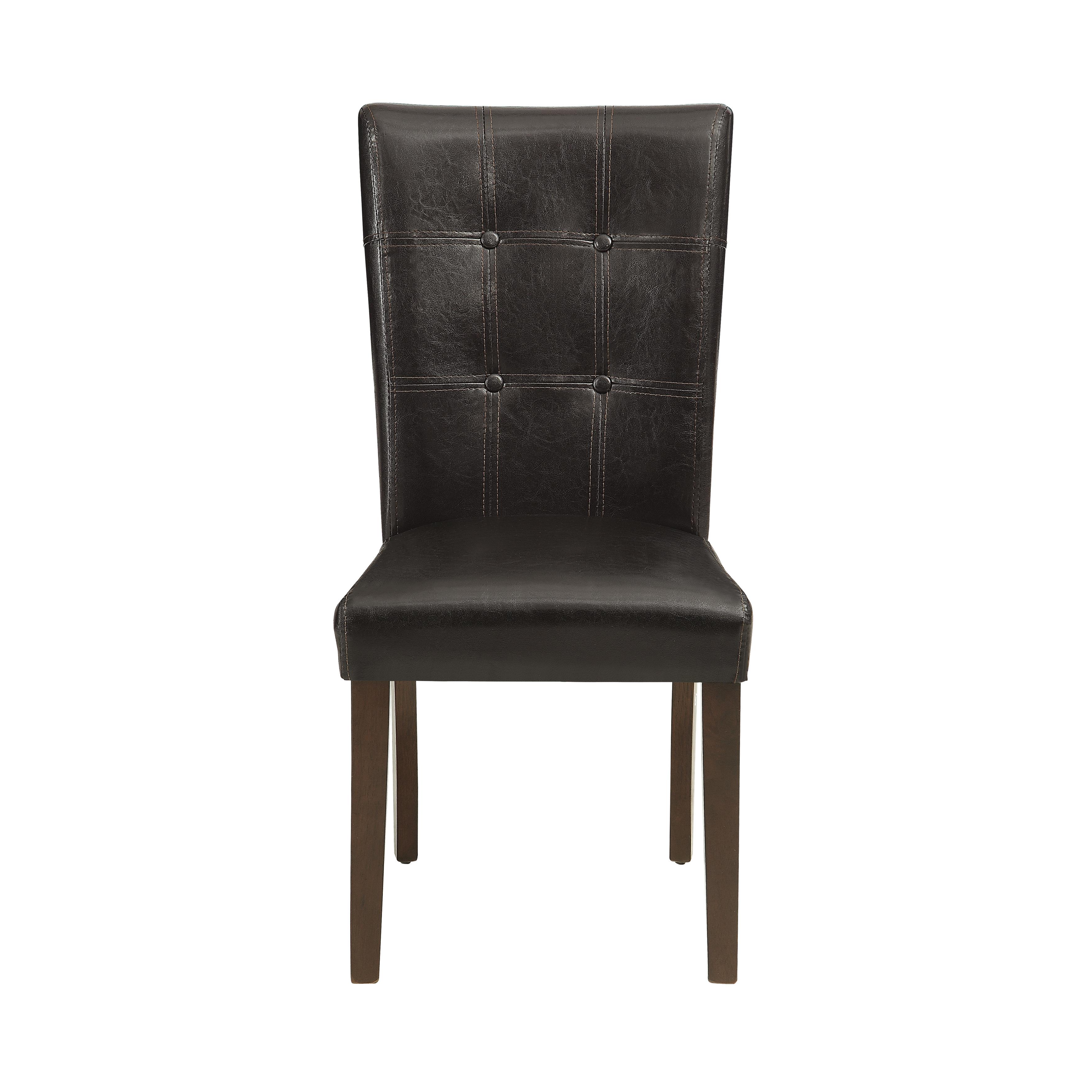 

    
Transitional Espresso Wood Side Chair Set 2pcs Homelegance 2456S Decatur
