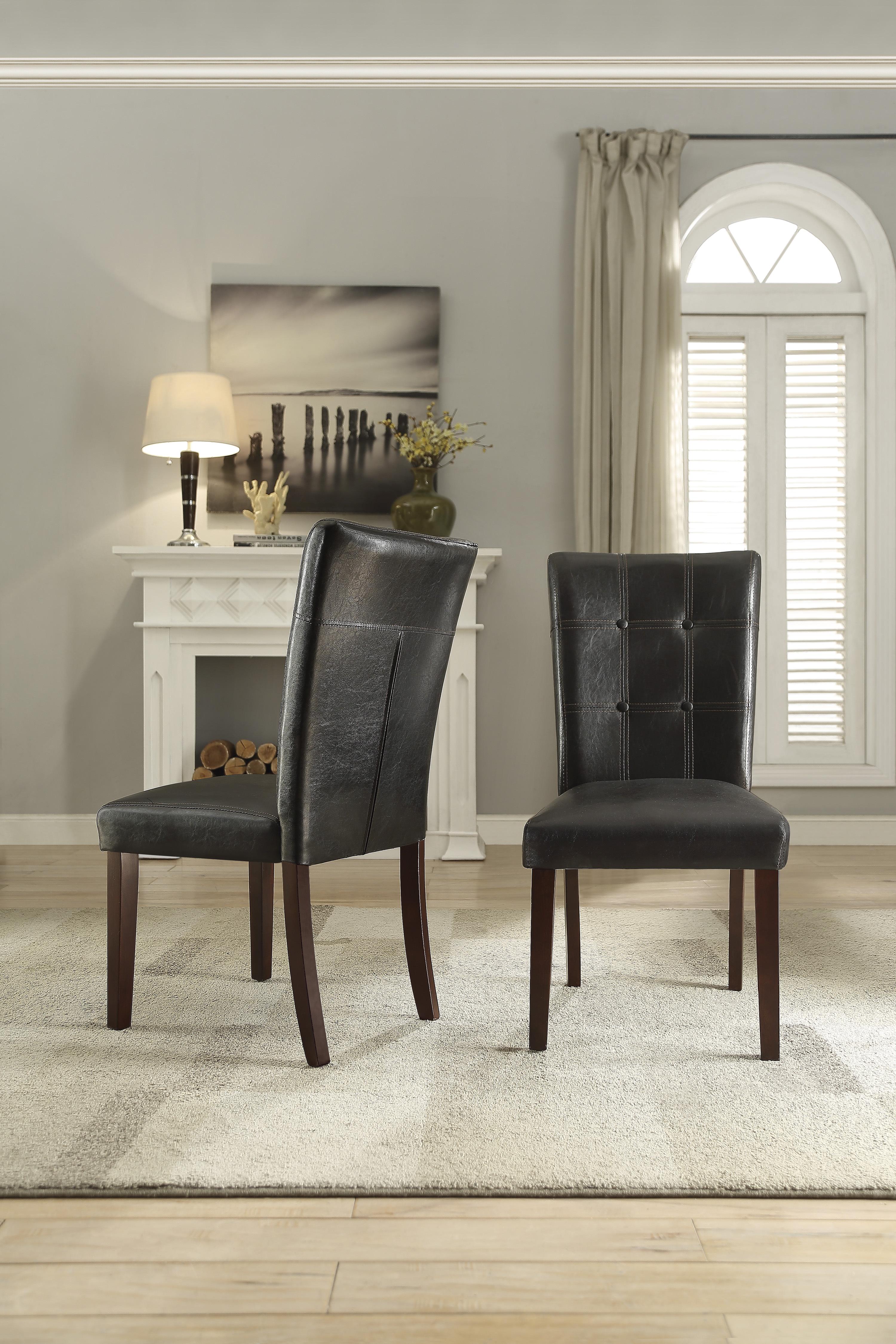 

                    
Homelegance 2456S Decatur Side Chair Set Espresso Faux Leather Purchase 
