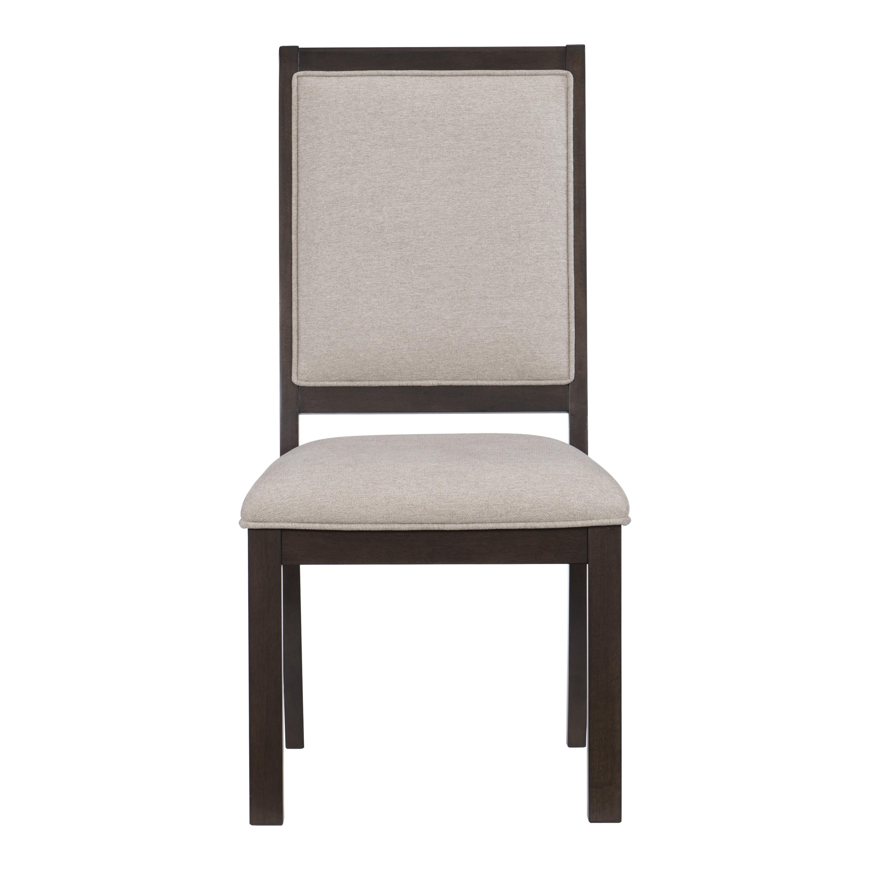 

    
Transitional Espresso Wood Side Chair Set 2pcs Homelegance 5718S Josie
