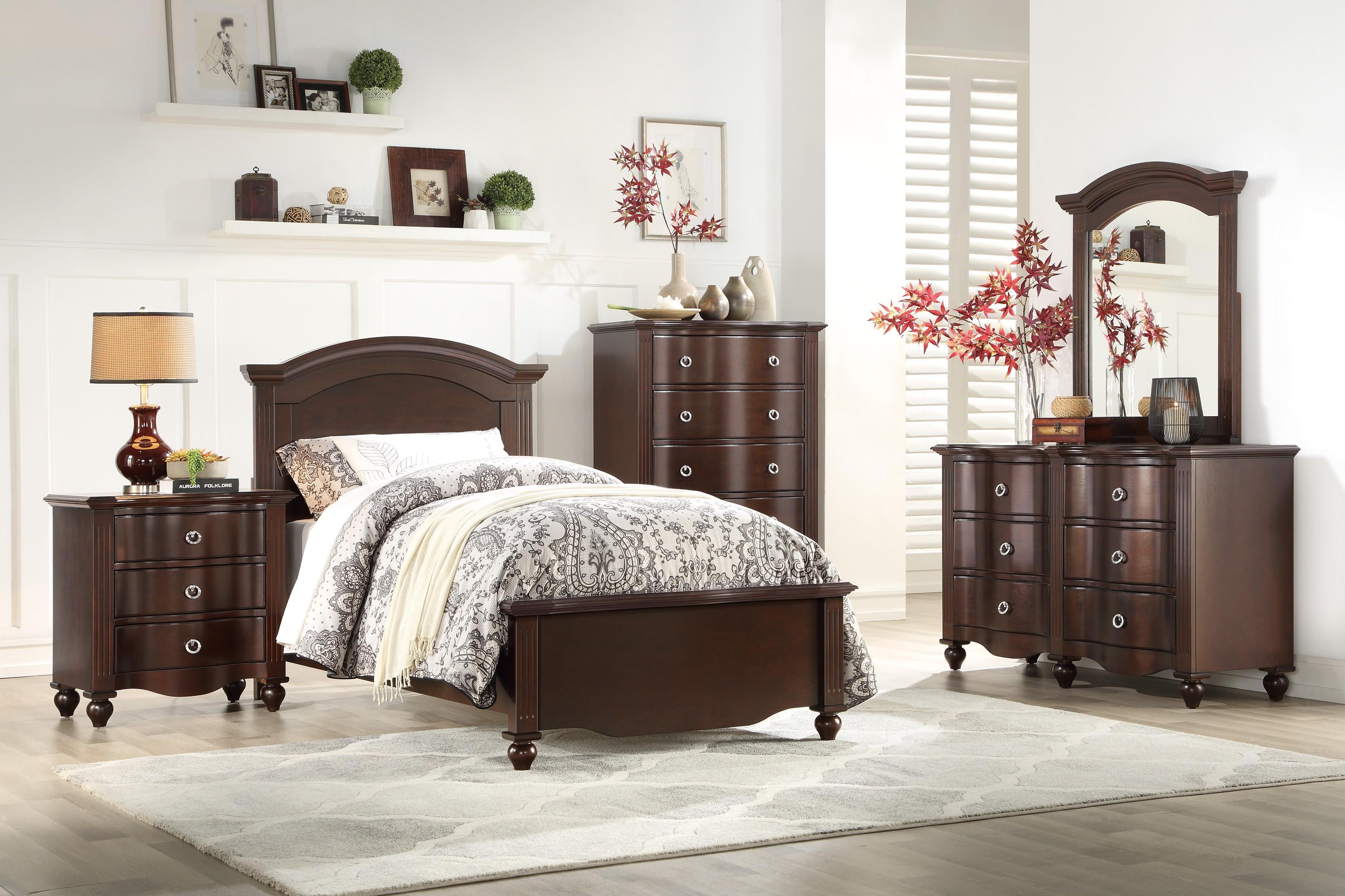 Transitional Bedroom Set 2058CT-1-3PC Meghan 2058CT-1-3PC in Espresso 