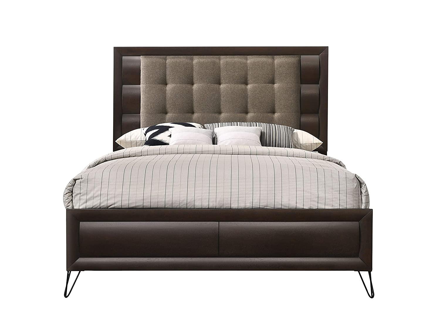 

    
Acme Furniture Tablita-27457EK Panel Bedroom Set Dark Merlot 27457EK-Set-3
