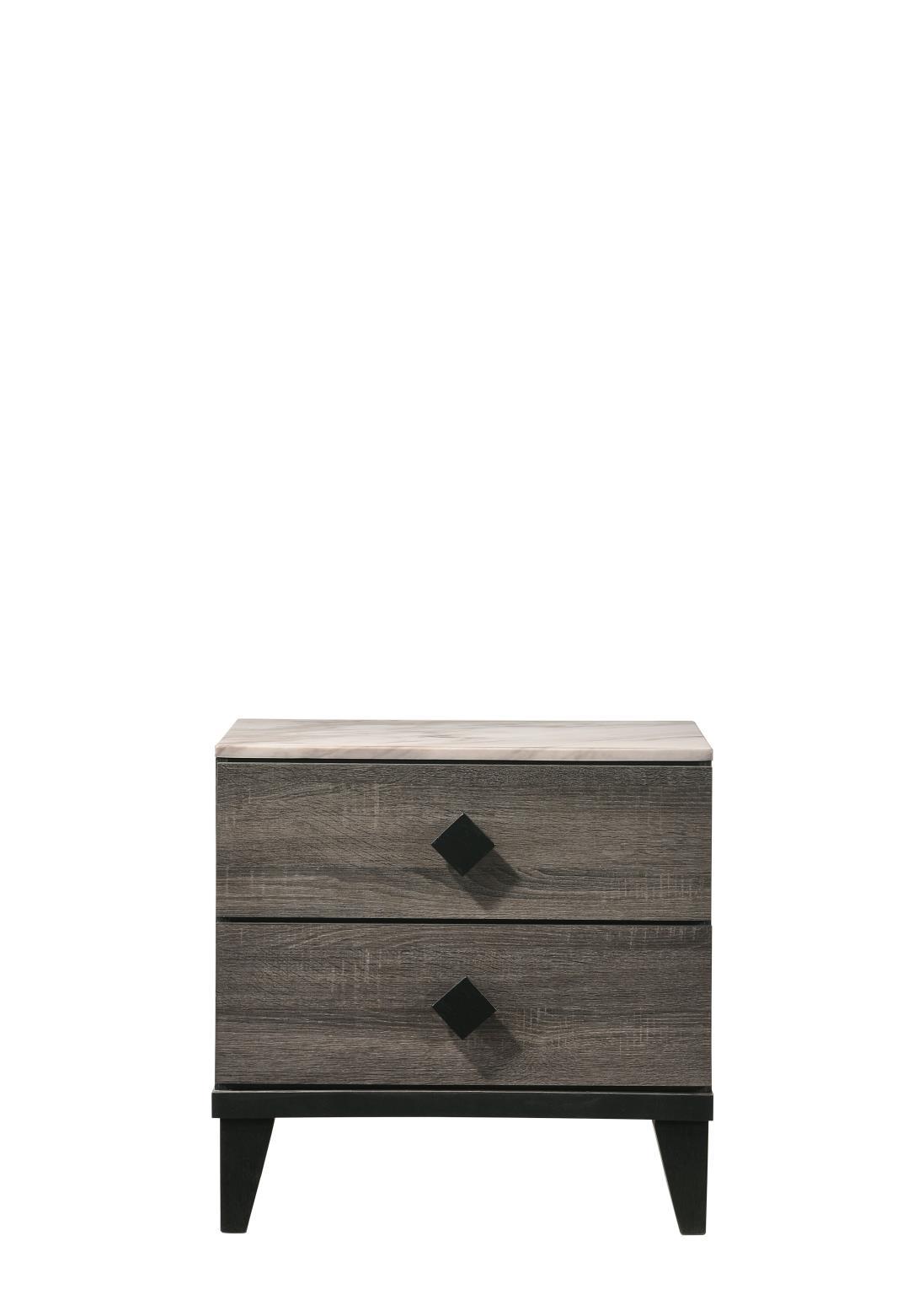 

                    
Acme Furniture Avantika-27677EK-NS Storage Bedroom Set Brown Oak and Grey Fabric Purchase 
