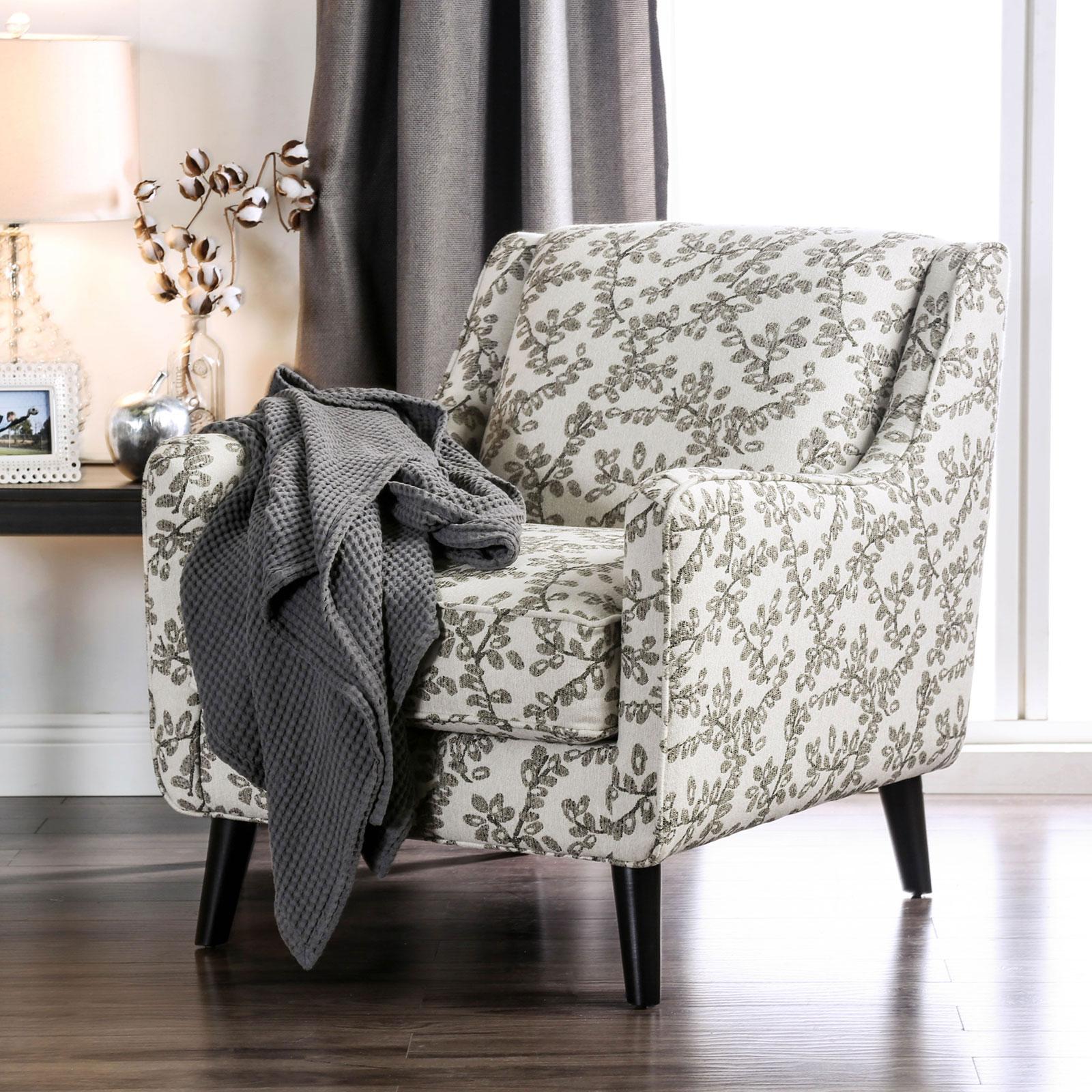 

    
Gray Fabric Chair DORSET SM8564-CH-FL Furniture of America Transitional
