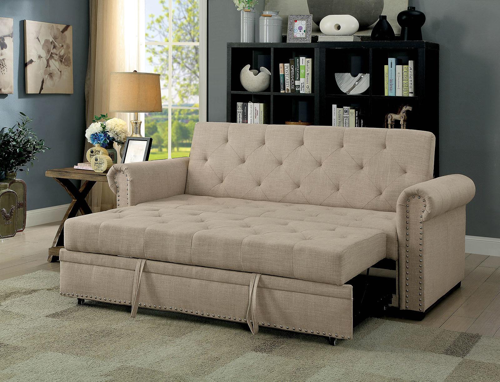 

                    
Furniture of America IONA CM2603 Futon sofa Beige Linen Purchase 

