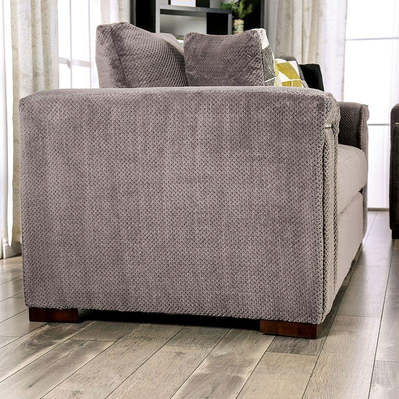 

    
Furniture of America BRADFORD SM6154-LV Loveseat Warm Gray SM6154-LV
