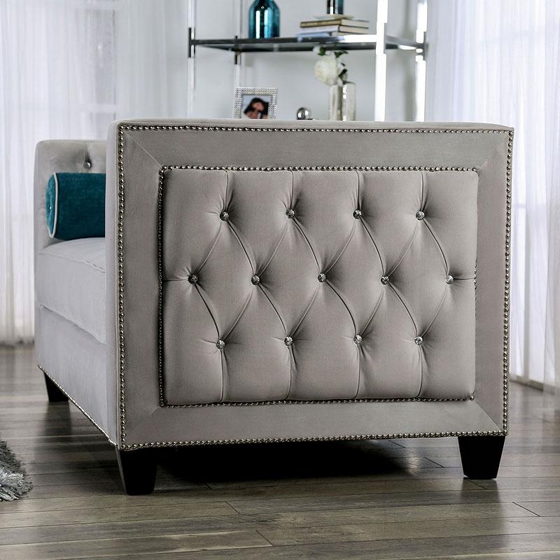 

    
Furniture of America SILVAN SM2283-LV Loveseat Gray SM2283-LV
