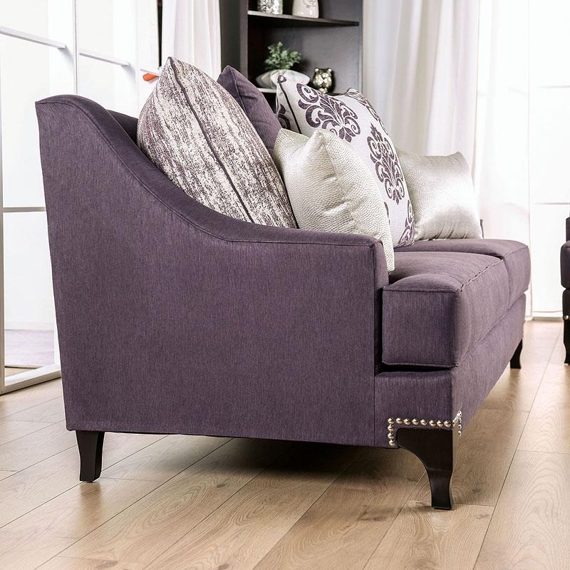 

    
Furniture of America SISSETON SM2208-LV Loveseat Purple SM2208-LV

