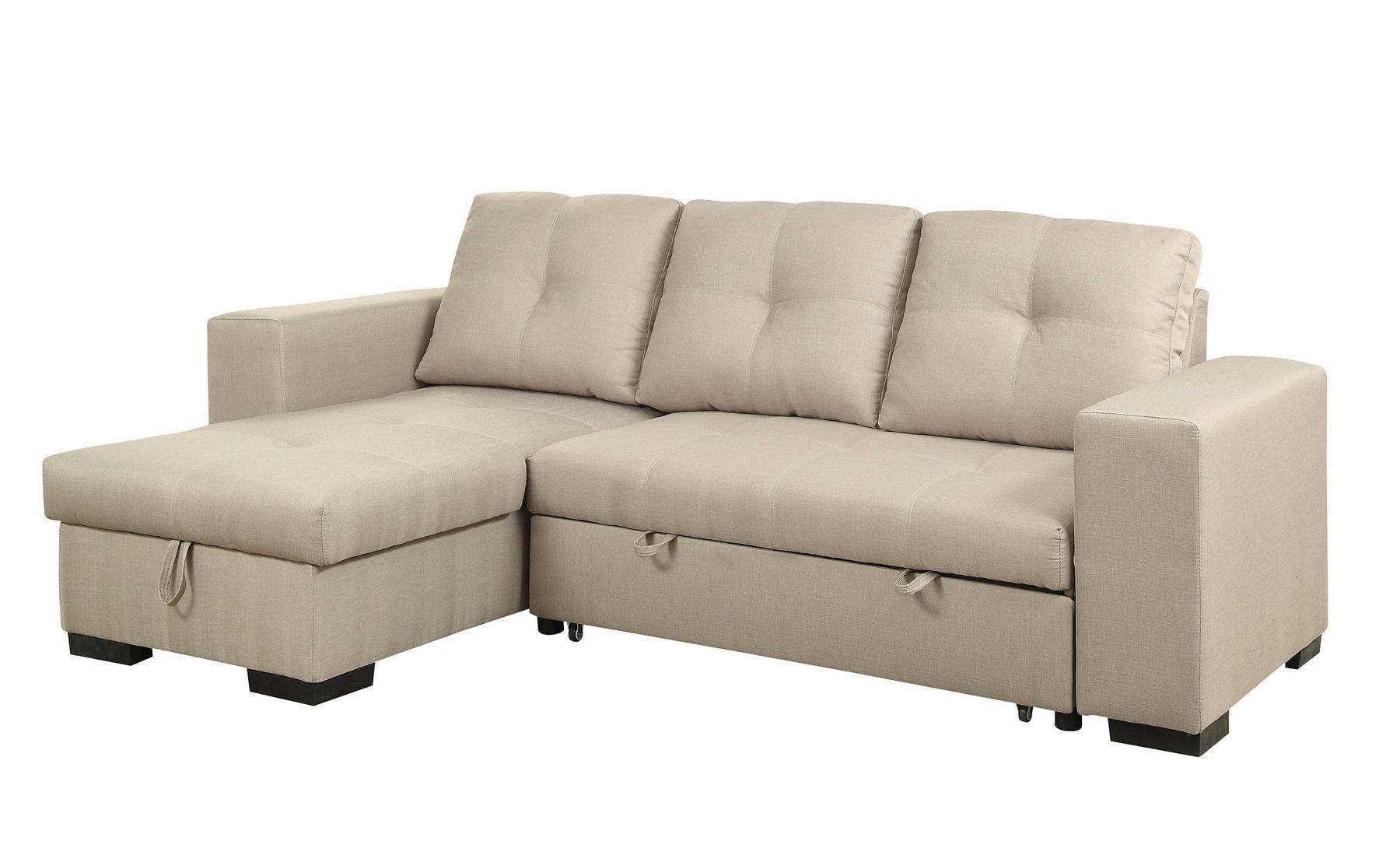 

    
Ivory Linen-like Fabric Sectional Sofa DENTON CM6149IV FOA Transitional
