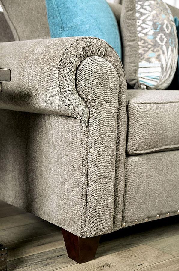 

    
Furniture of America MOTT SM6155-SF Sofa Gray SM6155-SF
