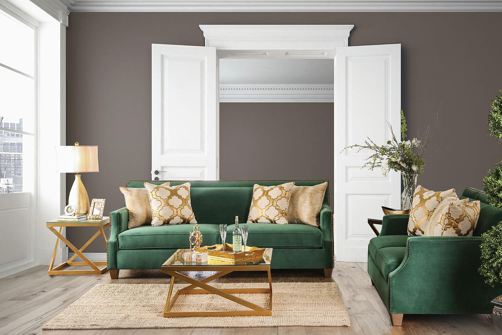 

    
Furniture of America VERDANTE SM2271-SF Sofa Green SM2271-SF

