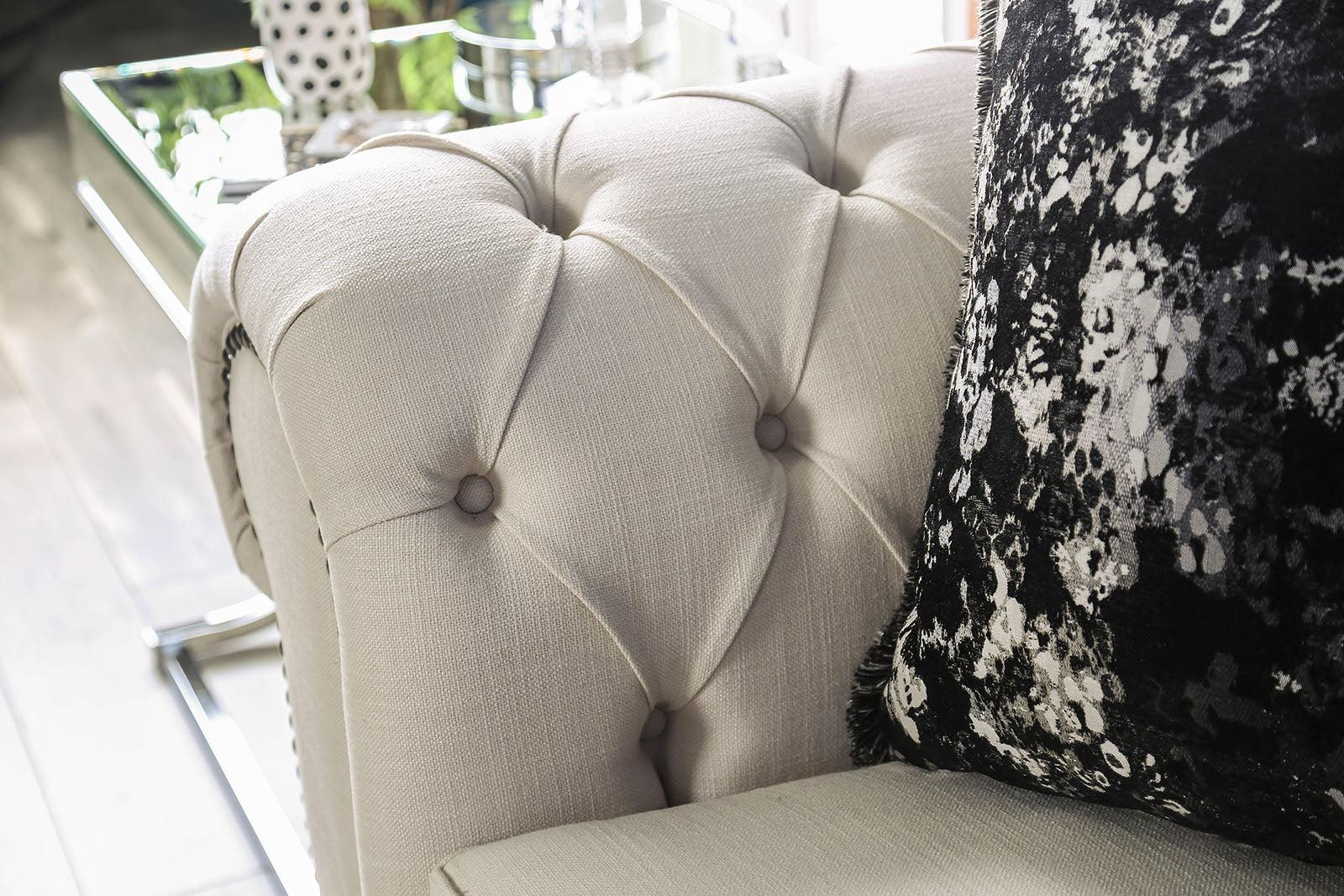 

                    
Furniture of America GILDA SM2292-2PC Sofa Set Beige Linen-like Fabric Purchase 
