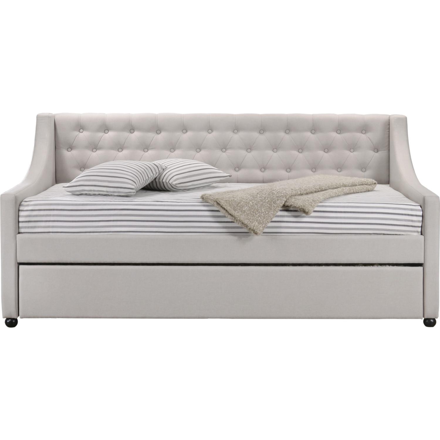 

    
Acme Furniture Lianna Daybed w/ trundle Fog 39385
