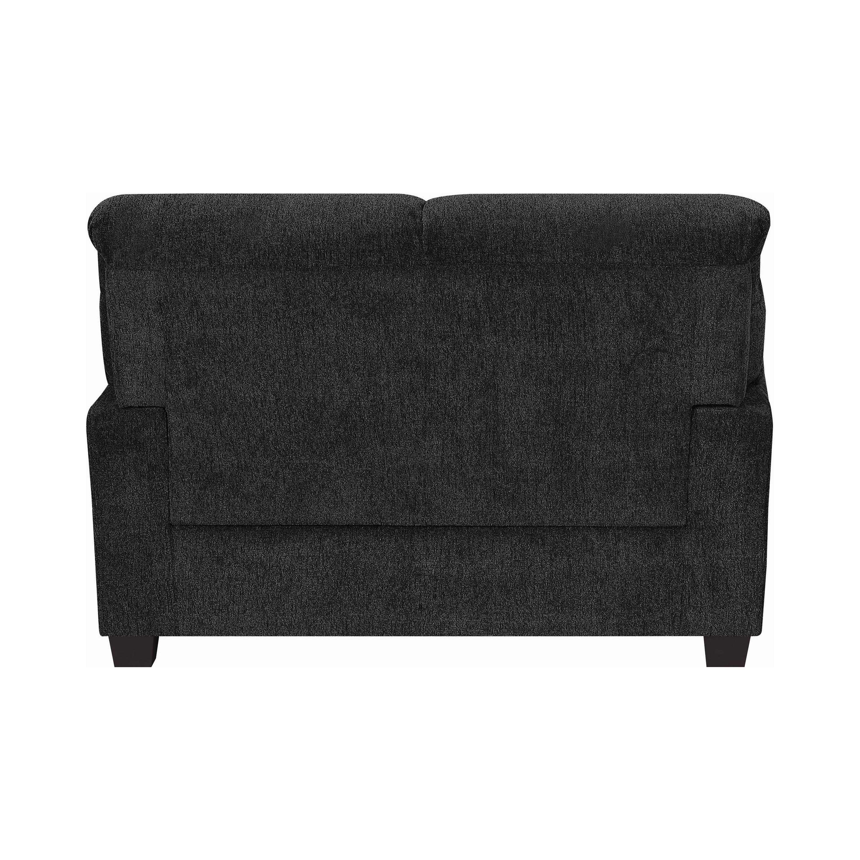 

    
506574-S2 Transitional Graphite Chenille Living Room Set 2pcs Coaster 506574-S2 Clemintine
