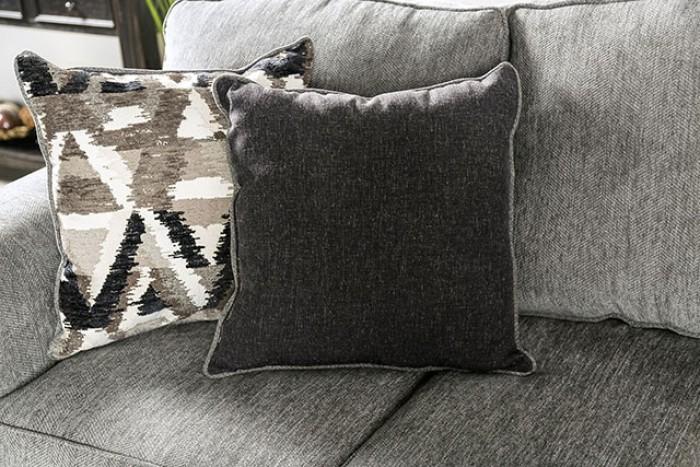 

                    
Buy Transitional Graphite Chenille Sofa and Loveseat Furniture of America Delgada
