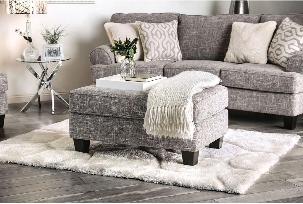 

                    
Furniture of America SM8012-3PC Pierpont Sofa Chair and Ottoman Gray Burlap Weave Purchase 
