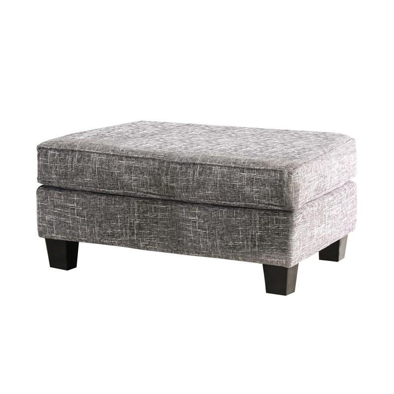 

    
Transitional Gray Burlap Weave Ottoman Furniture of America SM8012-OT Pierpont
