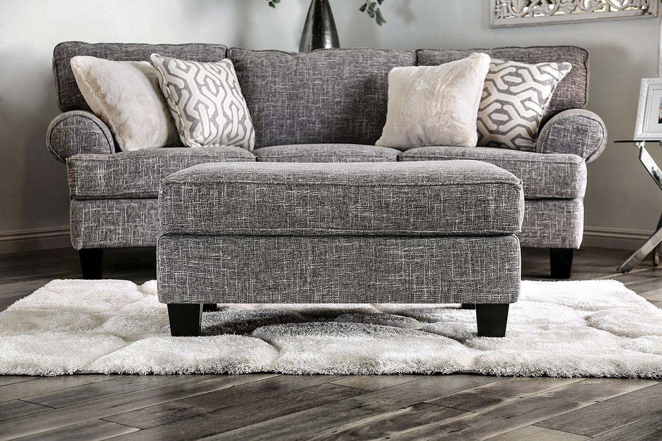 

    
Furniture of America SM8012-OT Pierpont Ottoman Gray SM8012-OT
