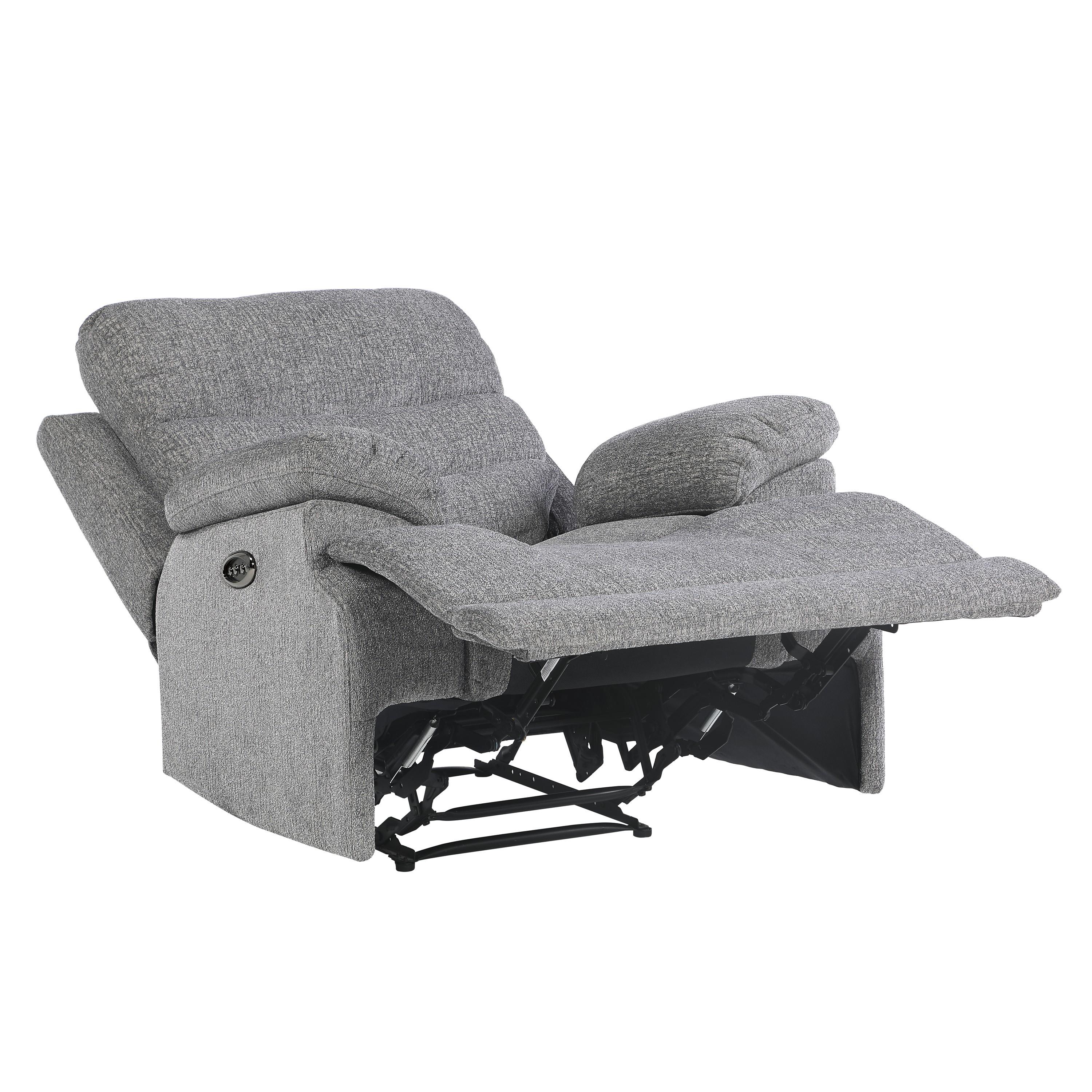 

    
Homelegance 9422FS-1PWH Sherbrook Power Reclining Chair Gray 9422FS-1PWH

