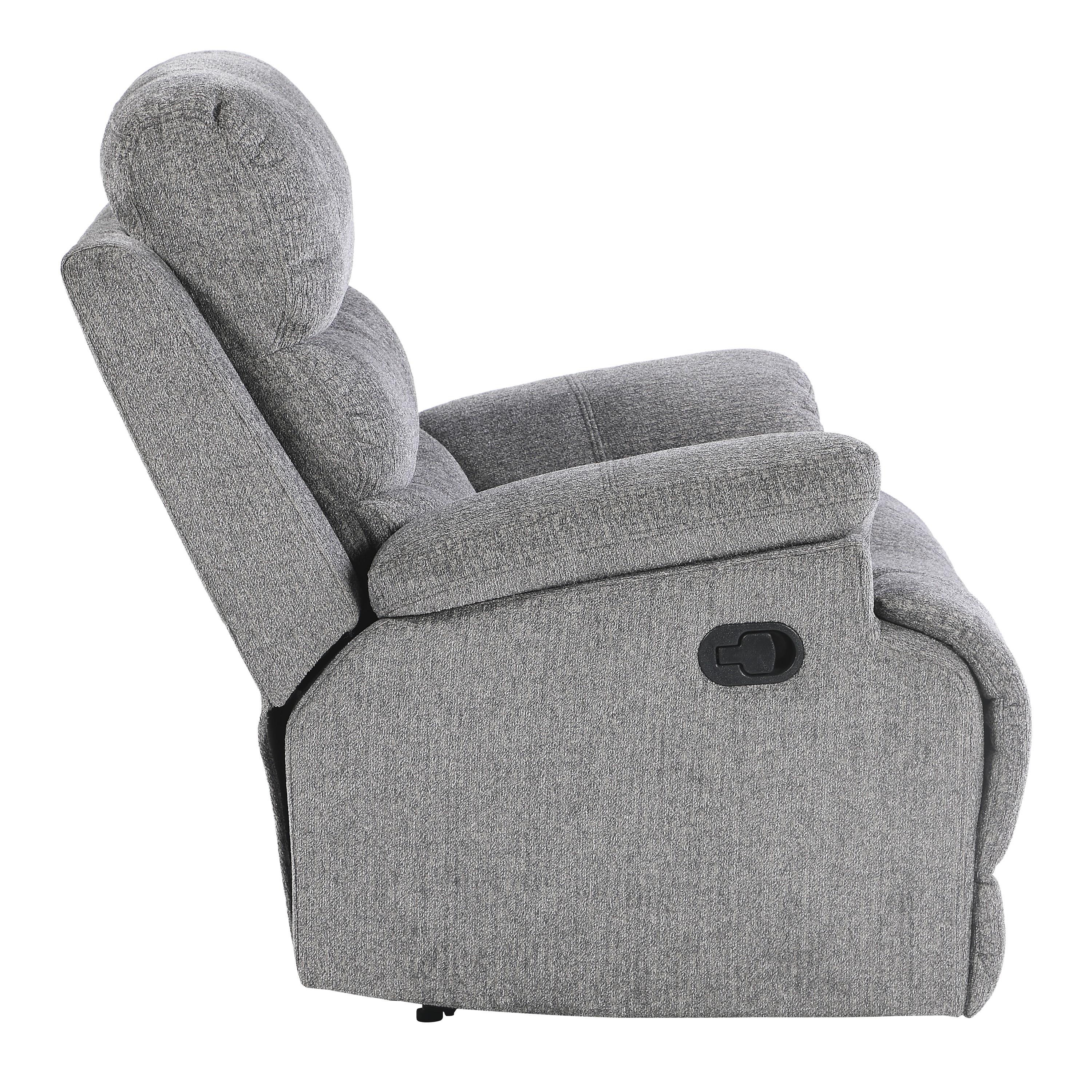 

                    
Homelegance 9422FS-1 Sherbrook Reclining Chair Gray Chenille Purchase 
