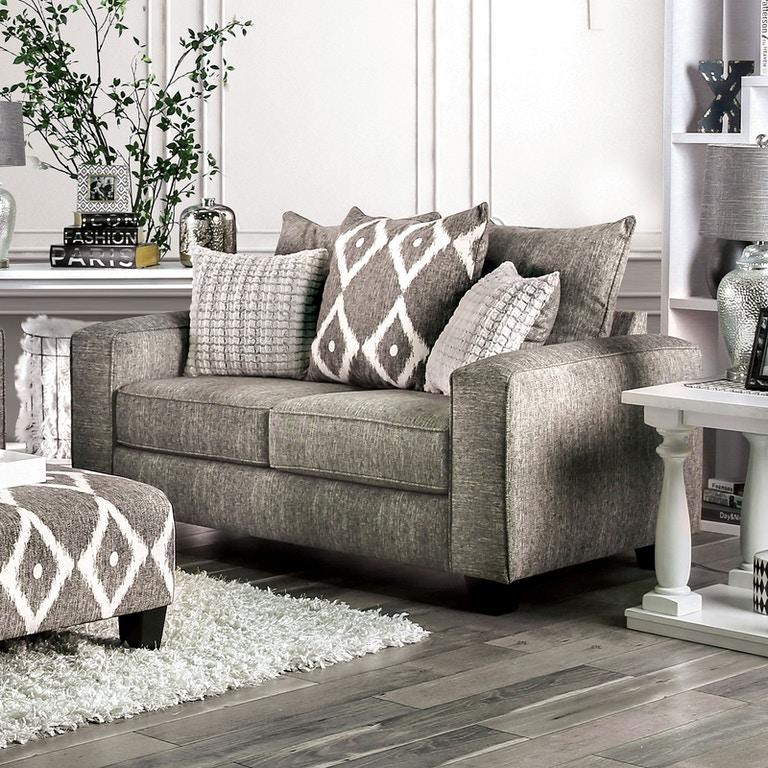 

    
Furniture of America SM5156-2PC Basie Sofa and Loveseat Set Gray SM5156-2PC
